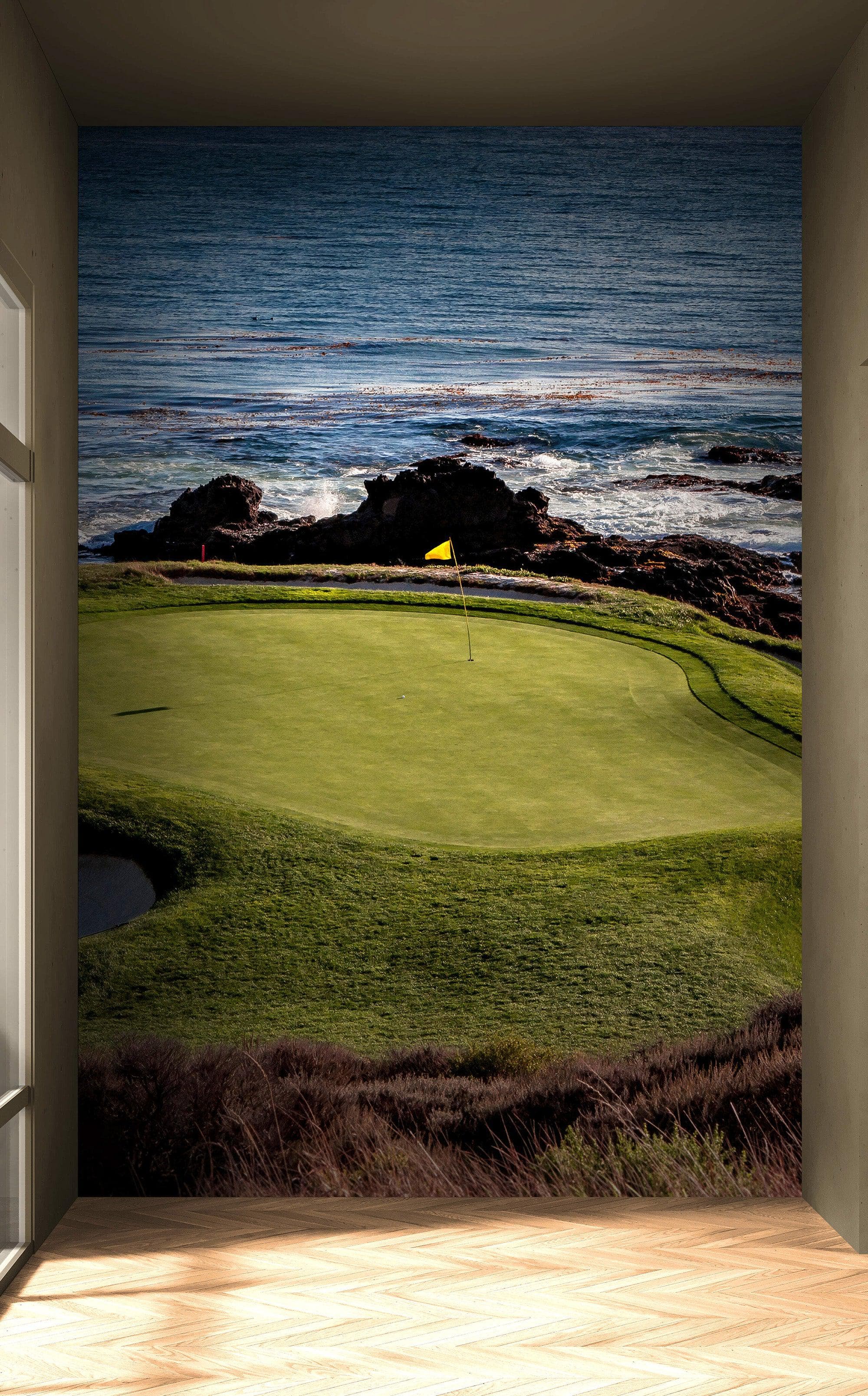 Pebble Beach Golf Course Wallpaper Mural. #6977