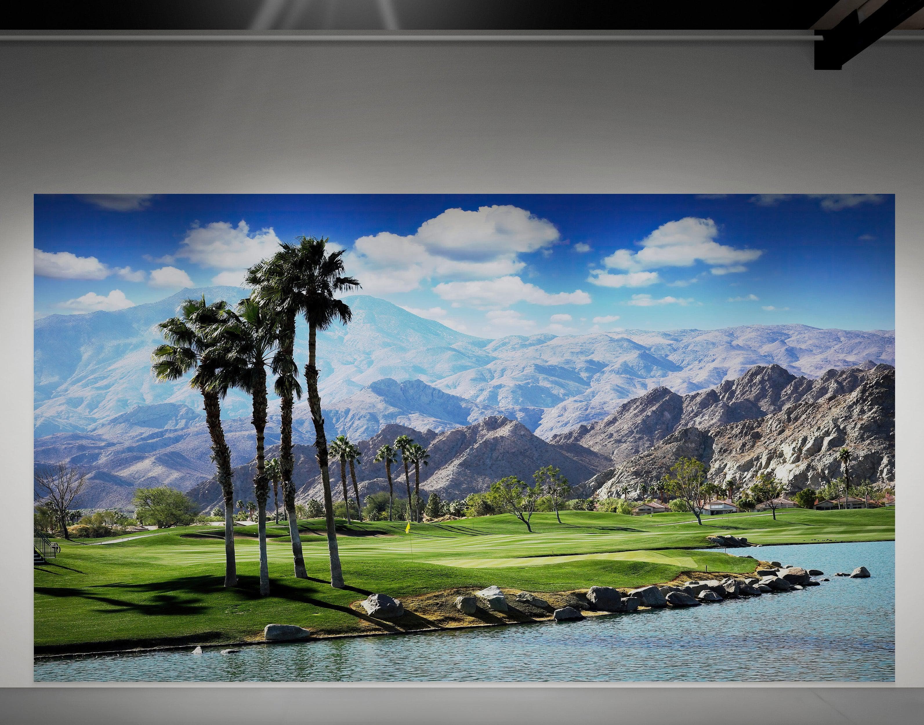 Palm Springs Golf Course Wallpaper Mural. #6979