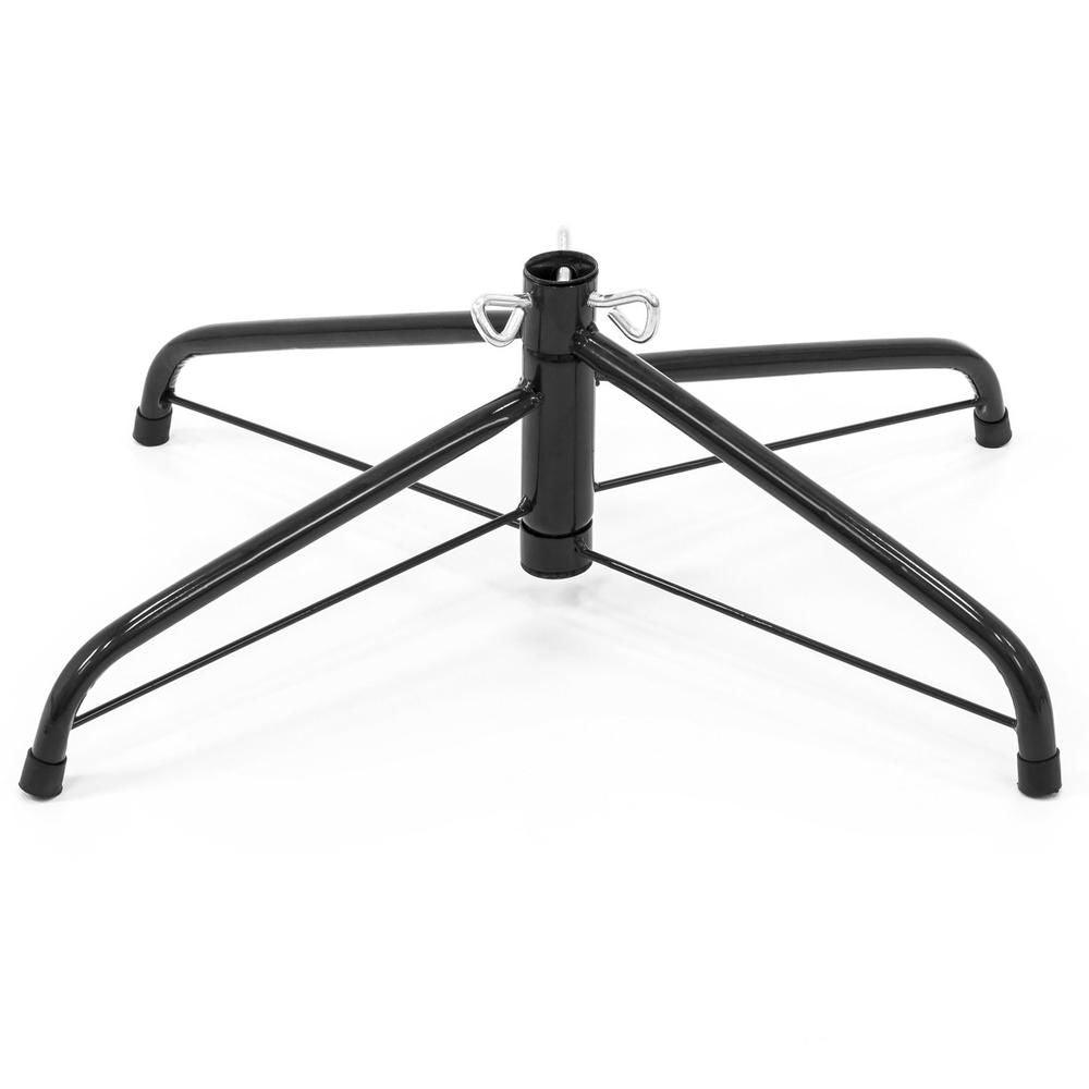 6 Foot Easy Set Up Snow Flocked Faux Pine Christmas Tree with Metal Stand - PRHOMZ