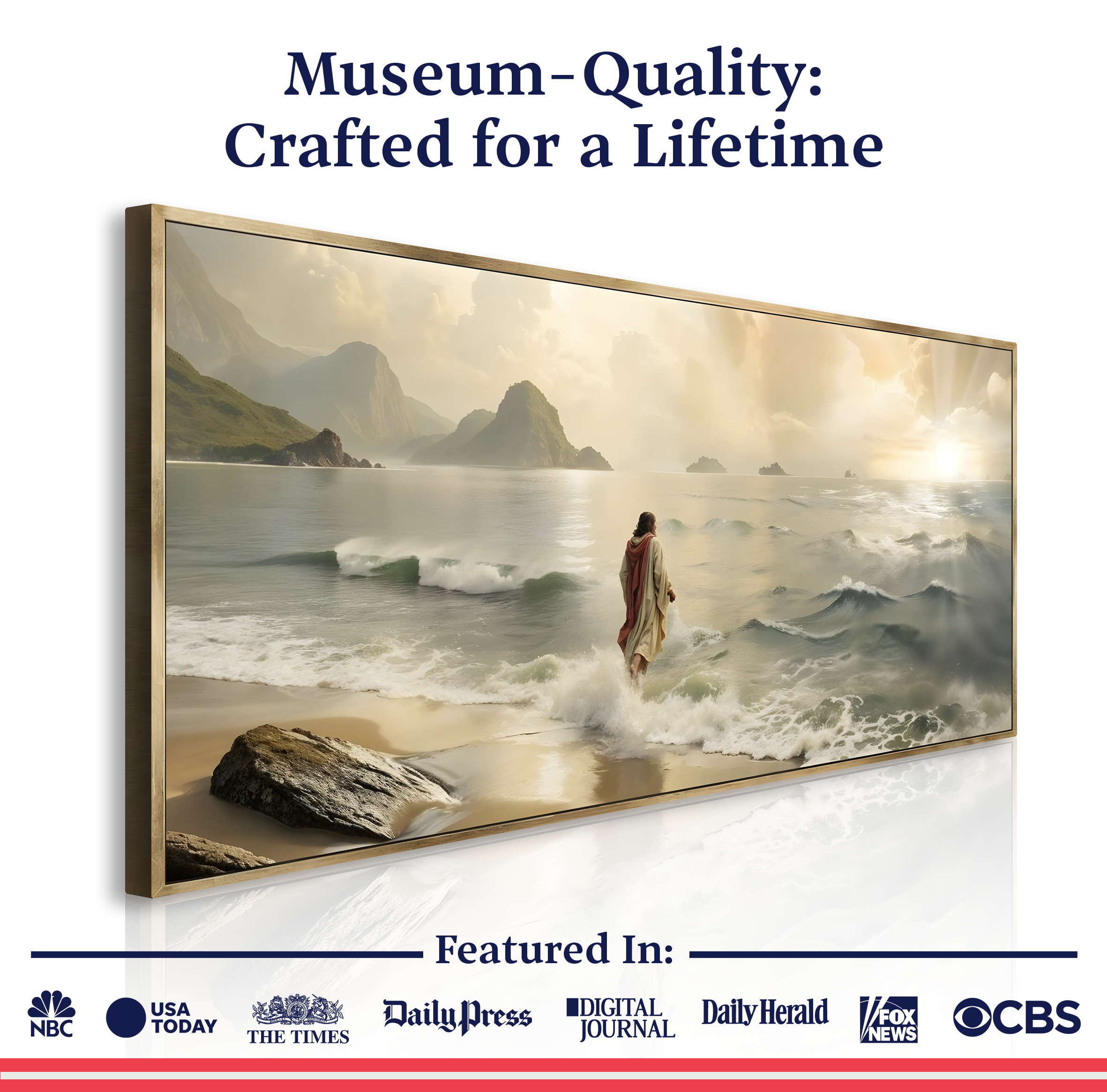 Walking on Water - Faith Wall Art IV