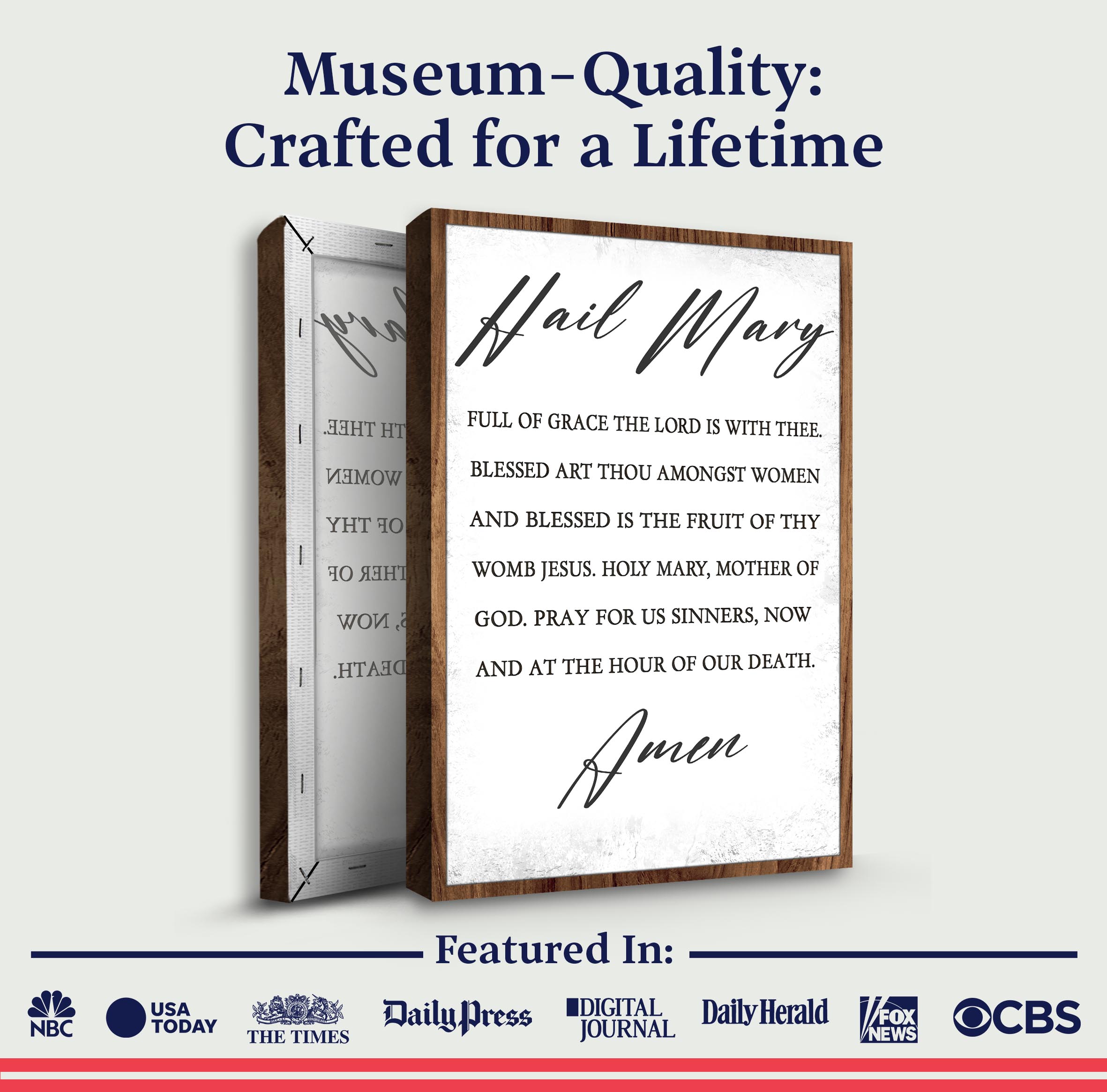 The Hail Mary Faith Sign