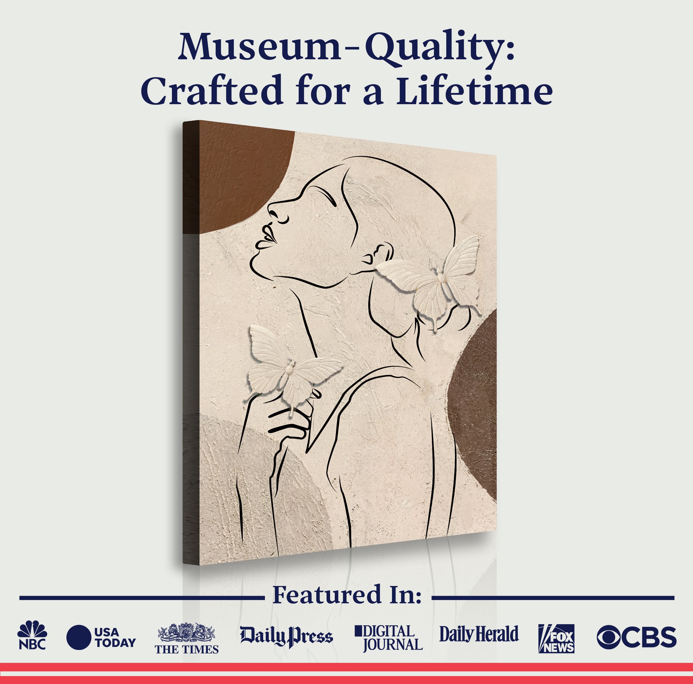 Minimalist Woman Line Art Canvas Wall Art