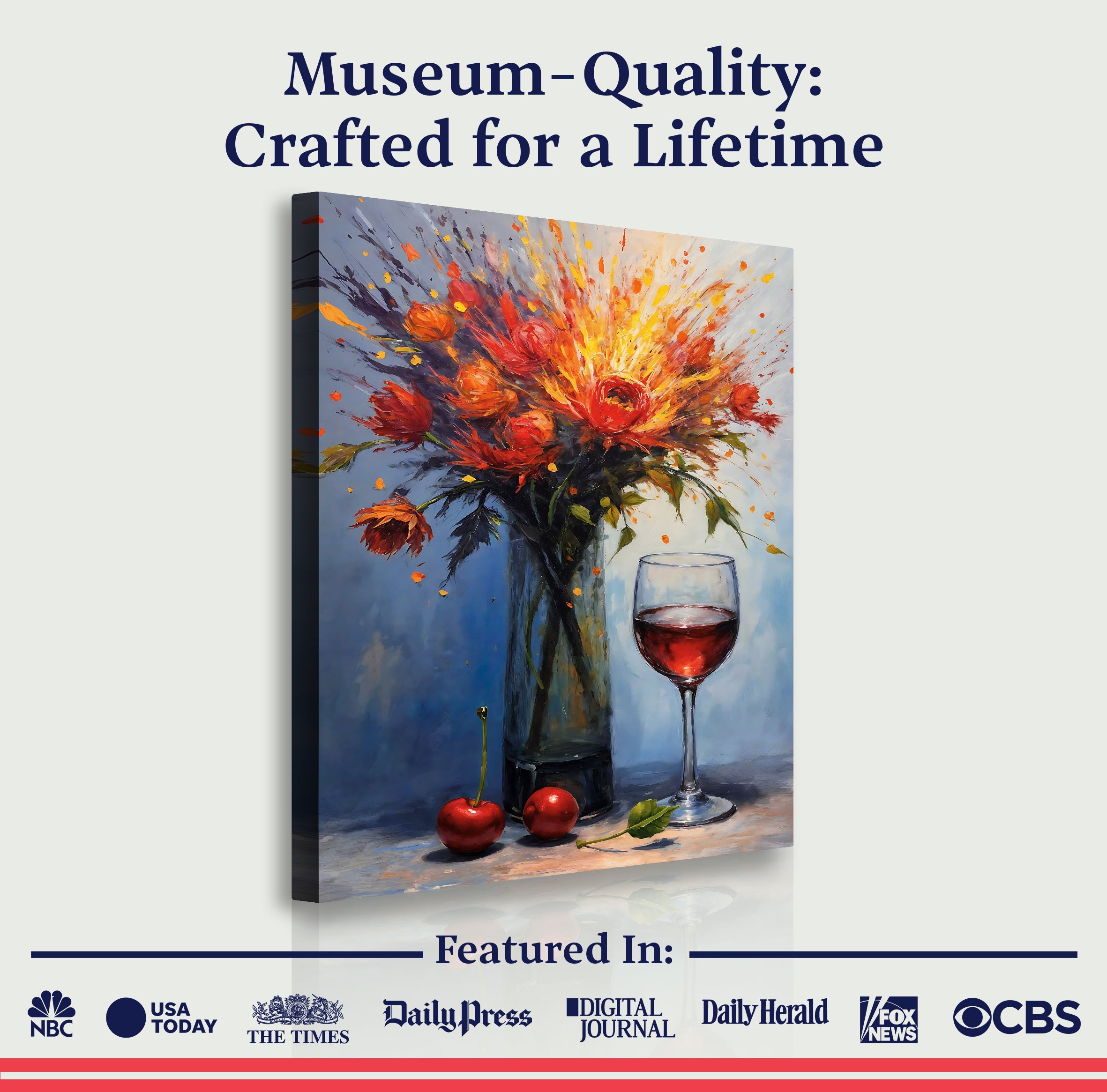 Dynamic Still Life Abstract Wall Art