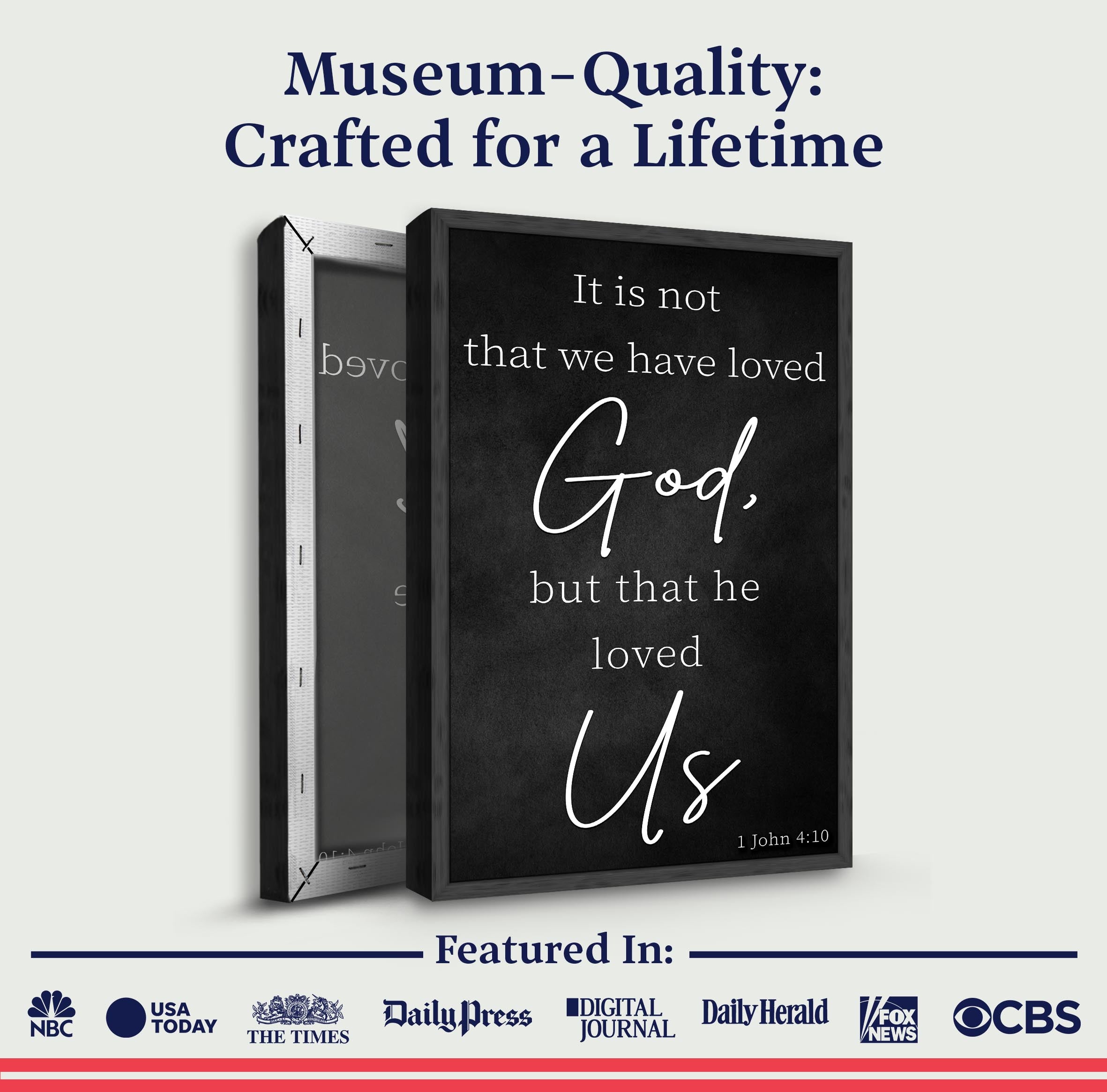 1 John 4:10 Faith Sign V