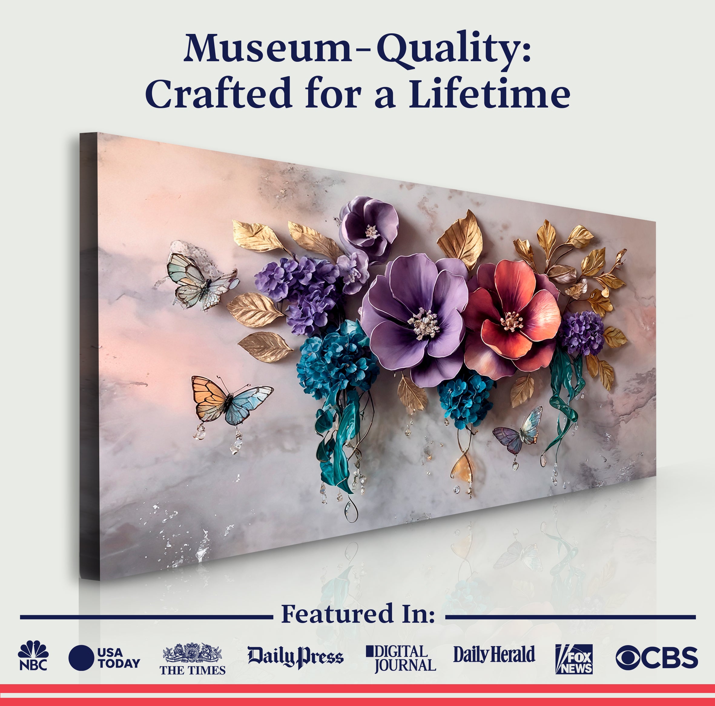 Floral Symphony Wall Art