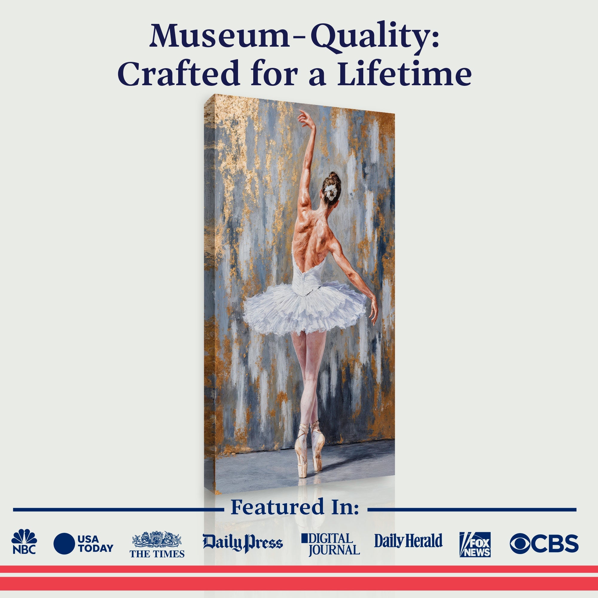 Modern Ballet Elegance Wall Art