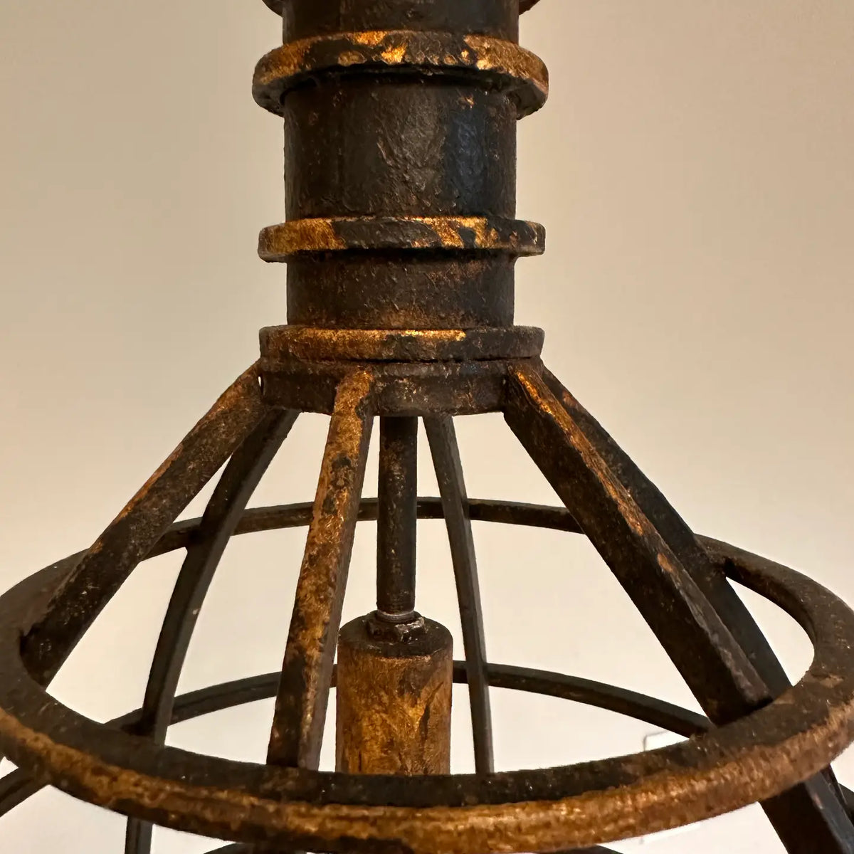 Black Iron Single Pendant