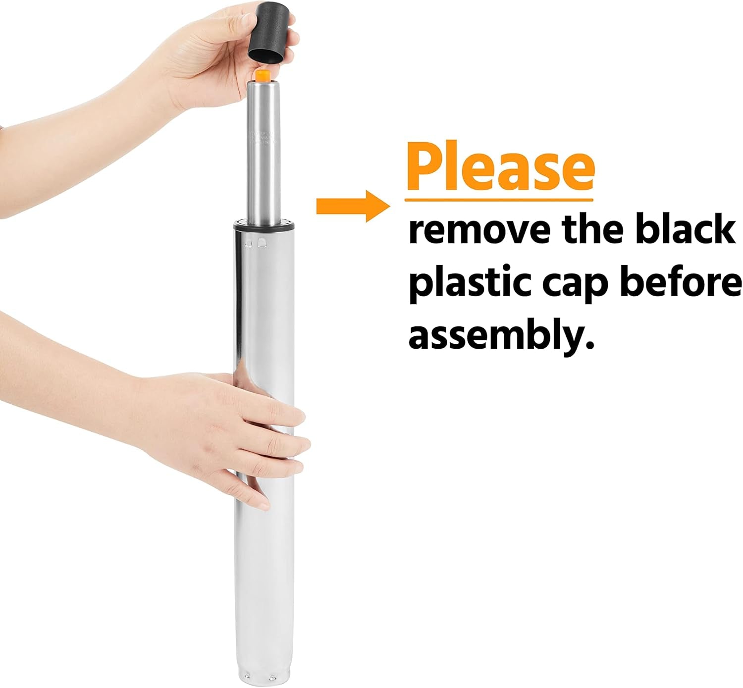 Light Grey Adjustable Swivel Bar Stools With Backrest, PU Leather, Set Of 2