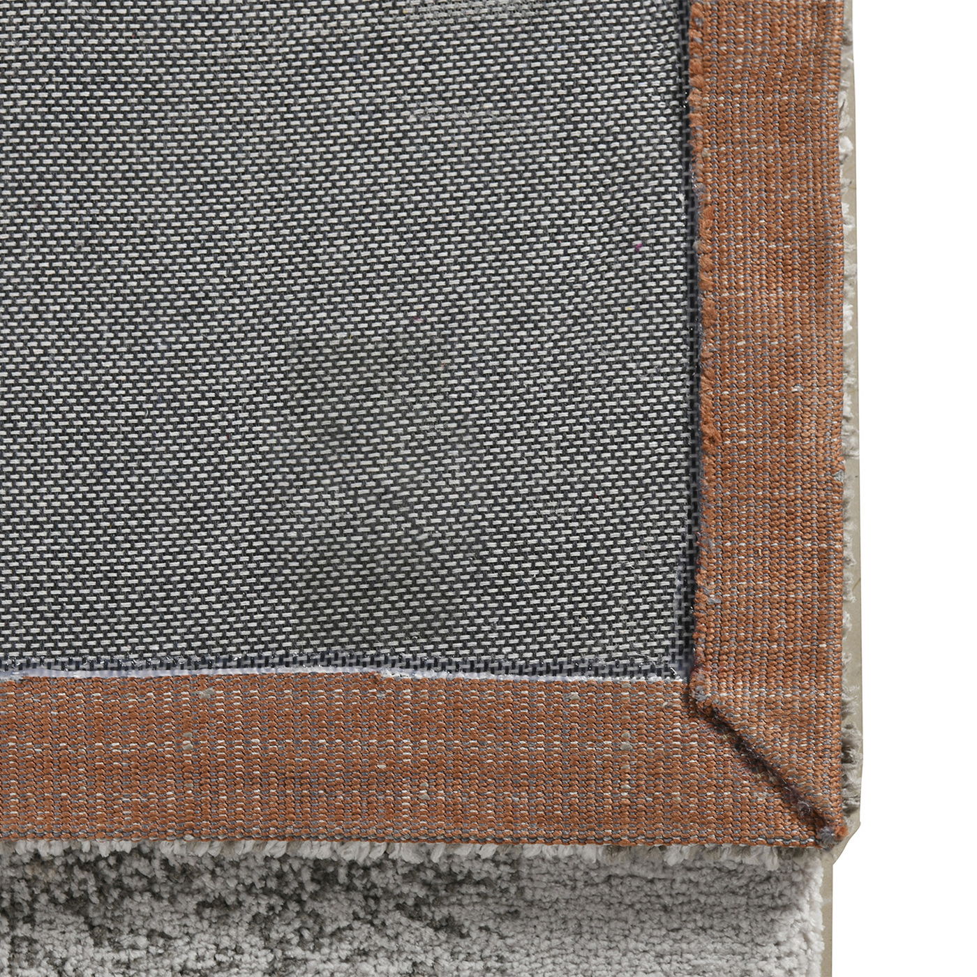 Quarry - 5' X 6.5' Abstract Area Rug - Gray / Orange