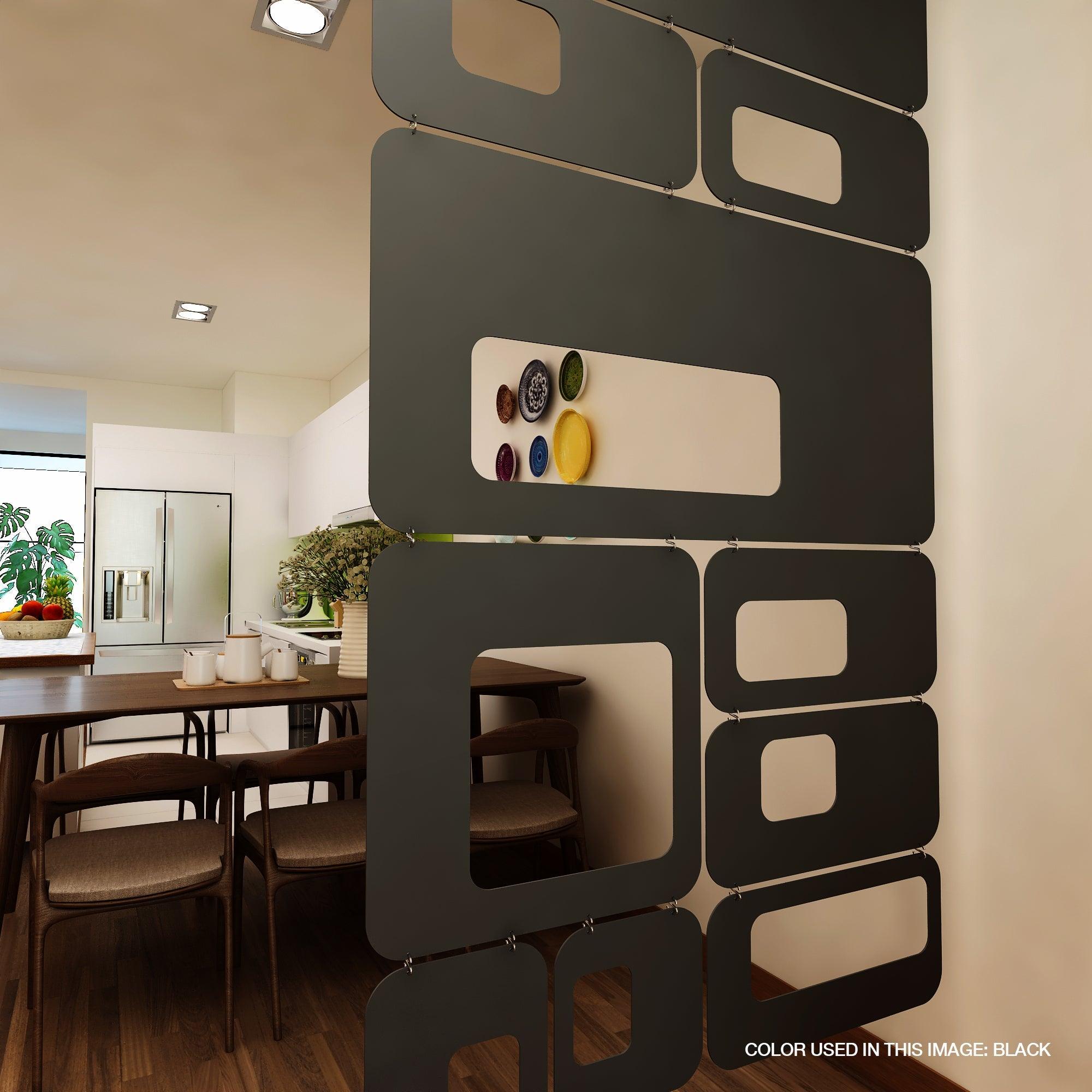 Retro 70s Decor Suspended Room Divider - PRHOMZ