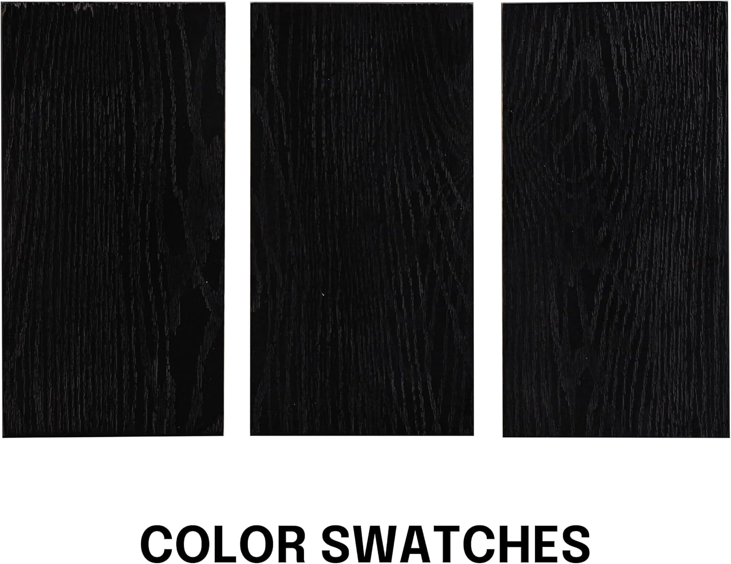 Mingle 55 Inch Modern Rectangular Dinner Table Burnt Black