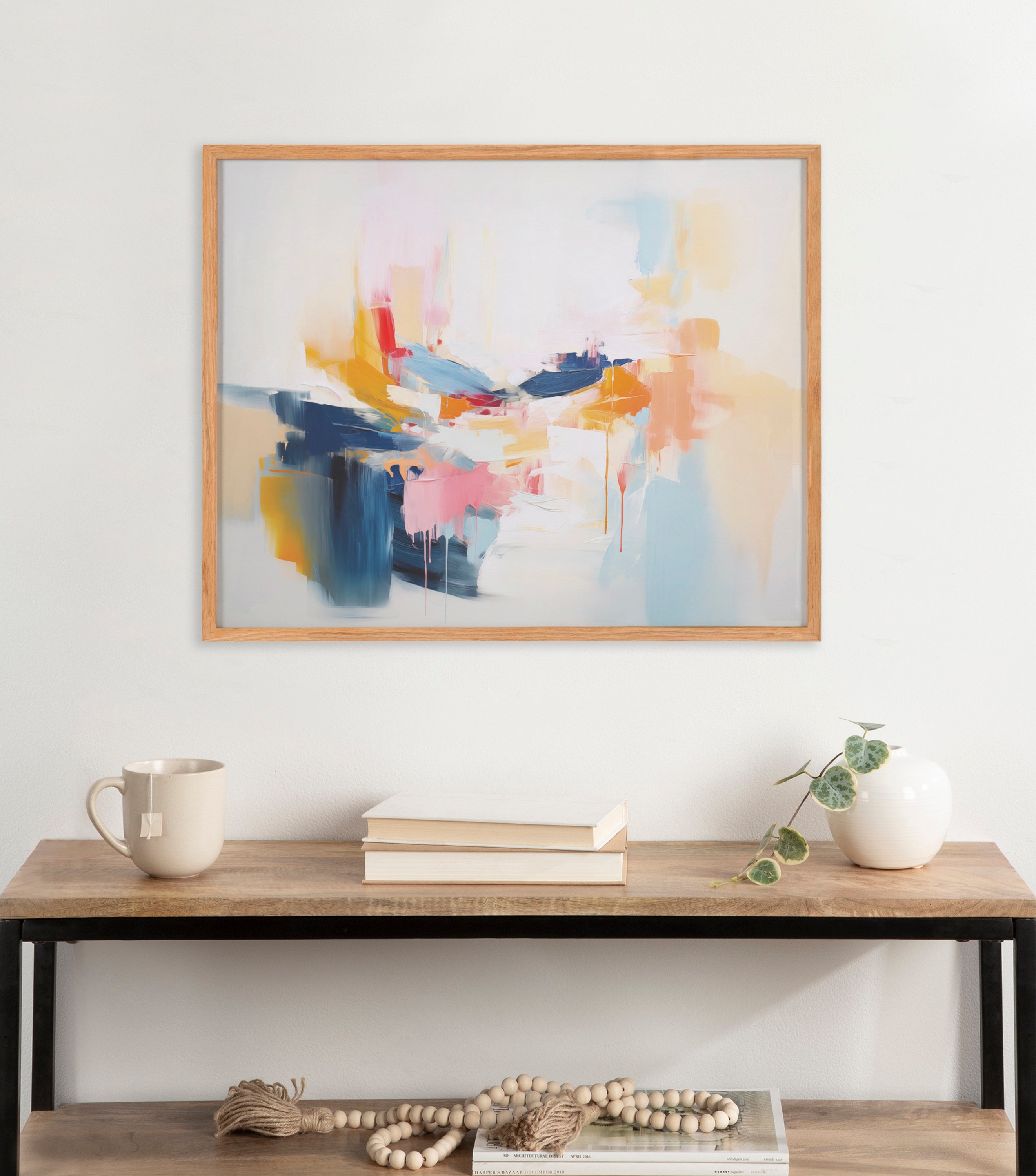 Gallery Elegant Coastal Beach Abstract Print by The Creative Bunch Studio
