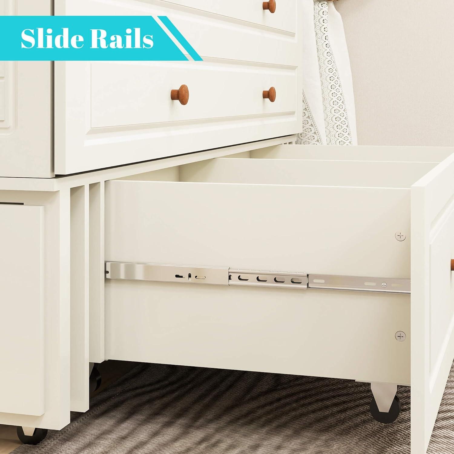 Queen Murphy Bed Cabinet with Storage & USB Ports - PRHOMZ