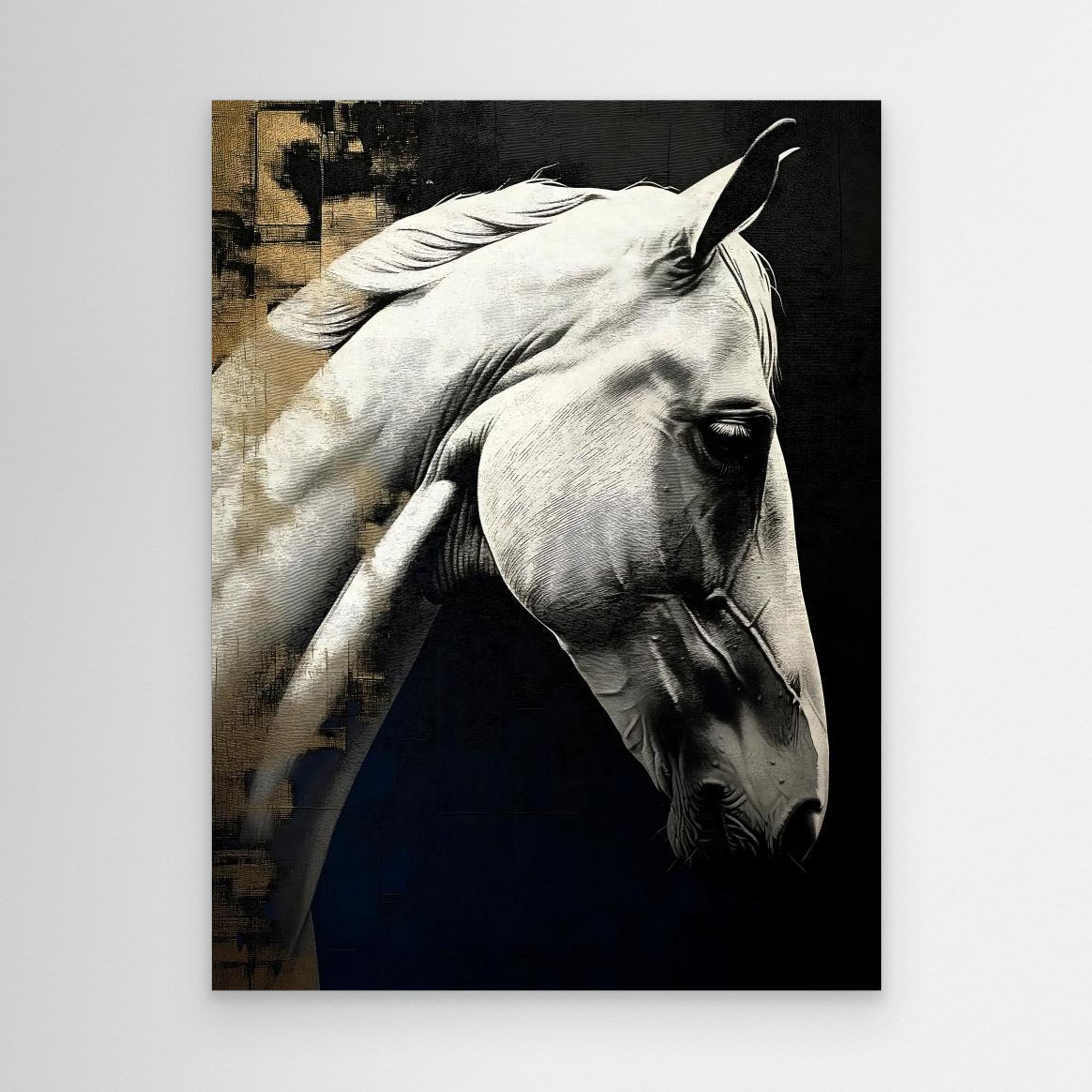 White horse by Andreas Magnusson