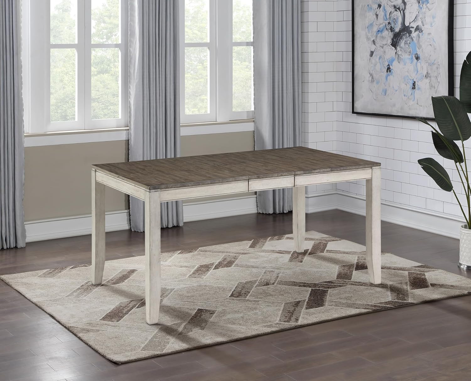 Rectangular Dining Table 48 To 60 Inches Butterfly Leaf