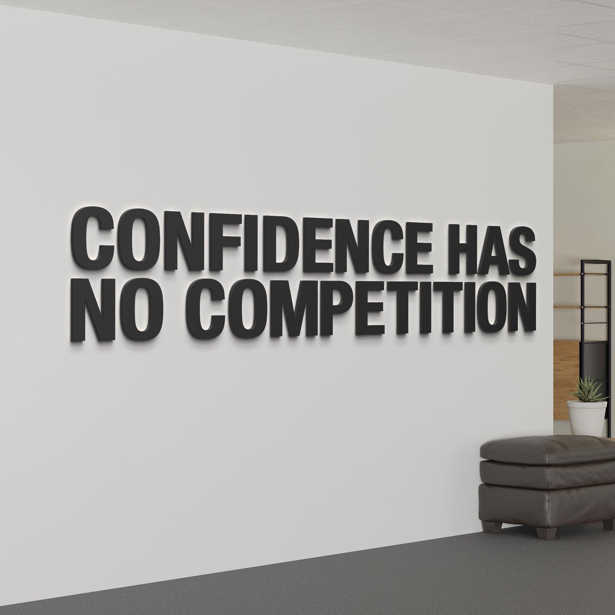 Confidence 3D Office Wall Decor - PRHOMZ