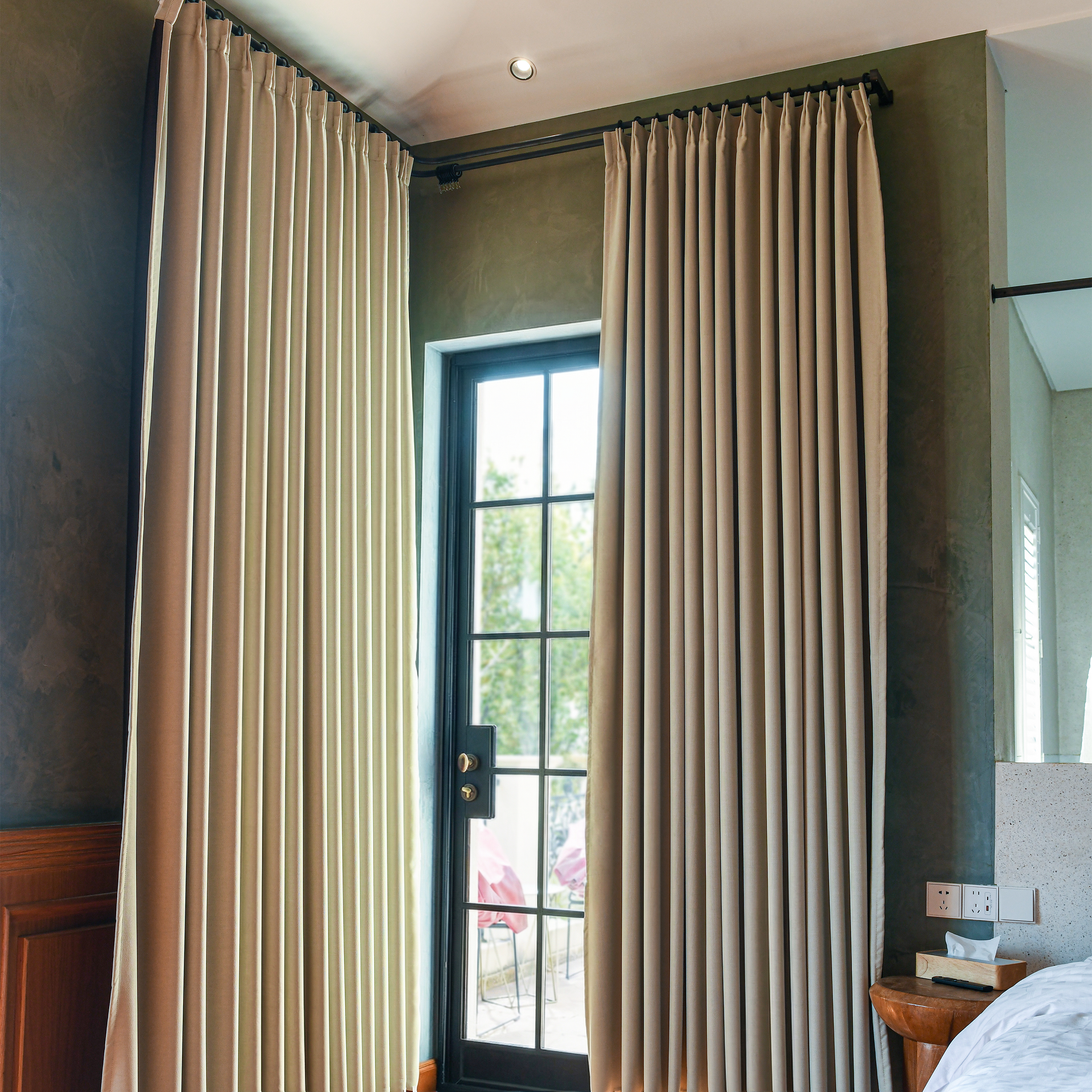 Modal Heavyweight Cotton Blackout Curtains-4