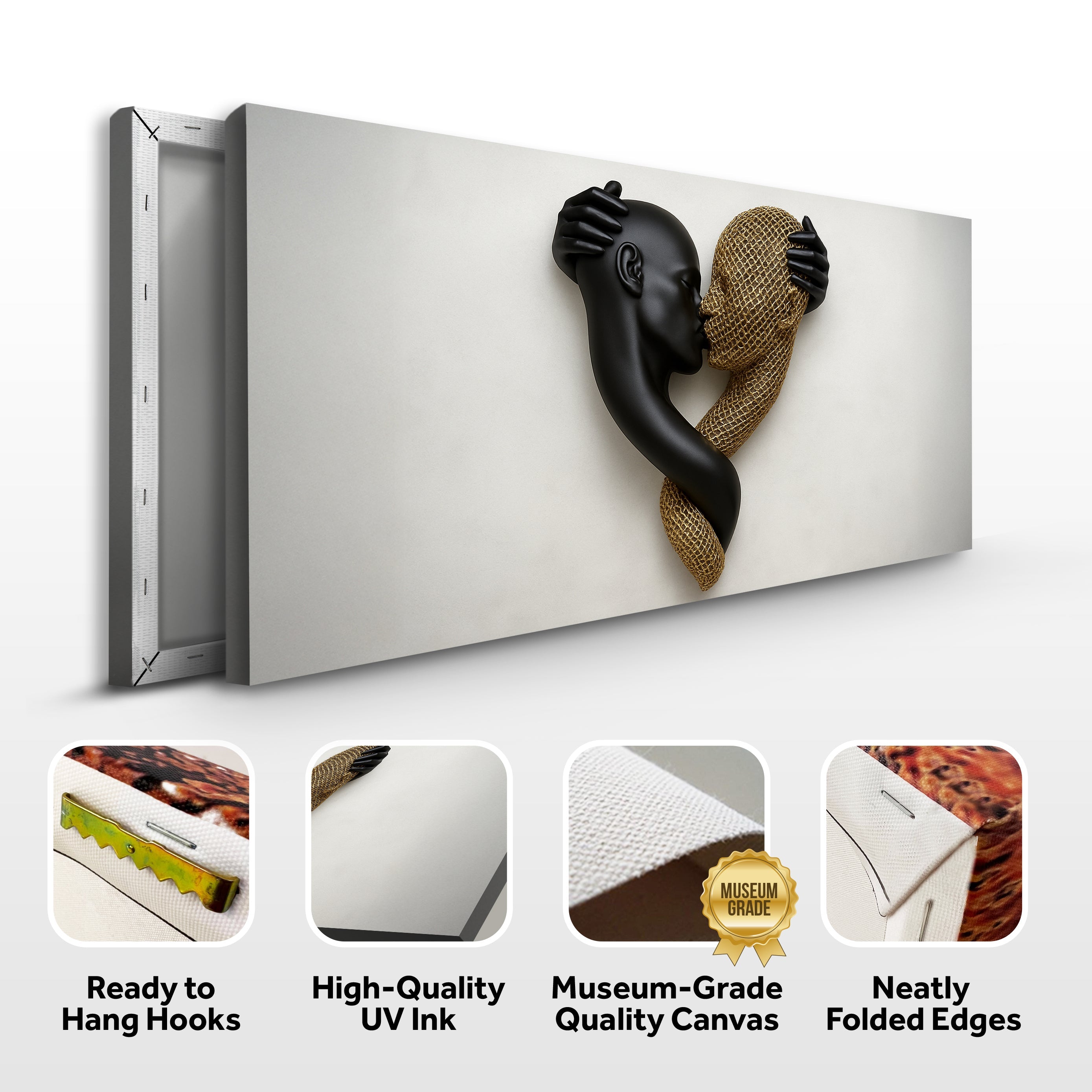 Eternal Love Figure Abstract Wall Art IV