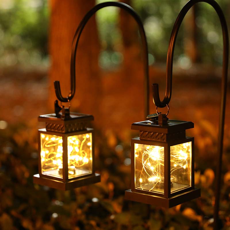 Set of 2 Solar Lantern Lights-0