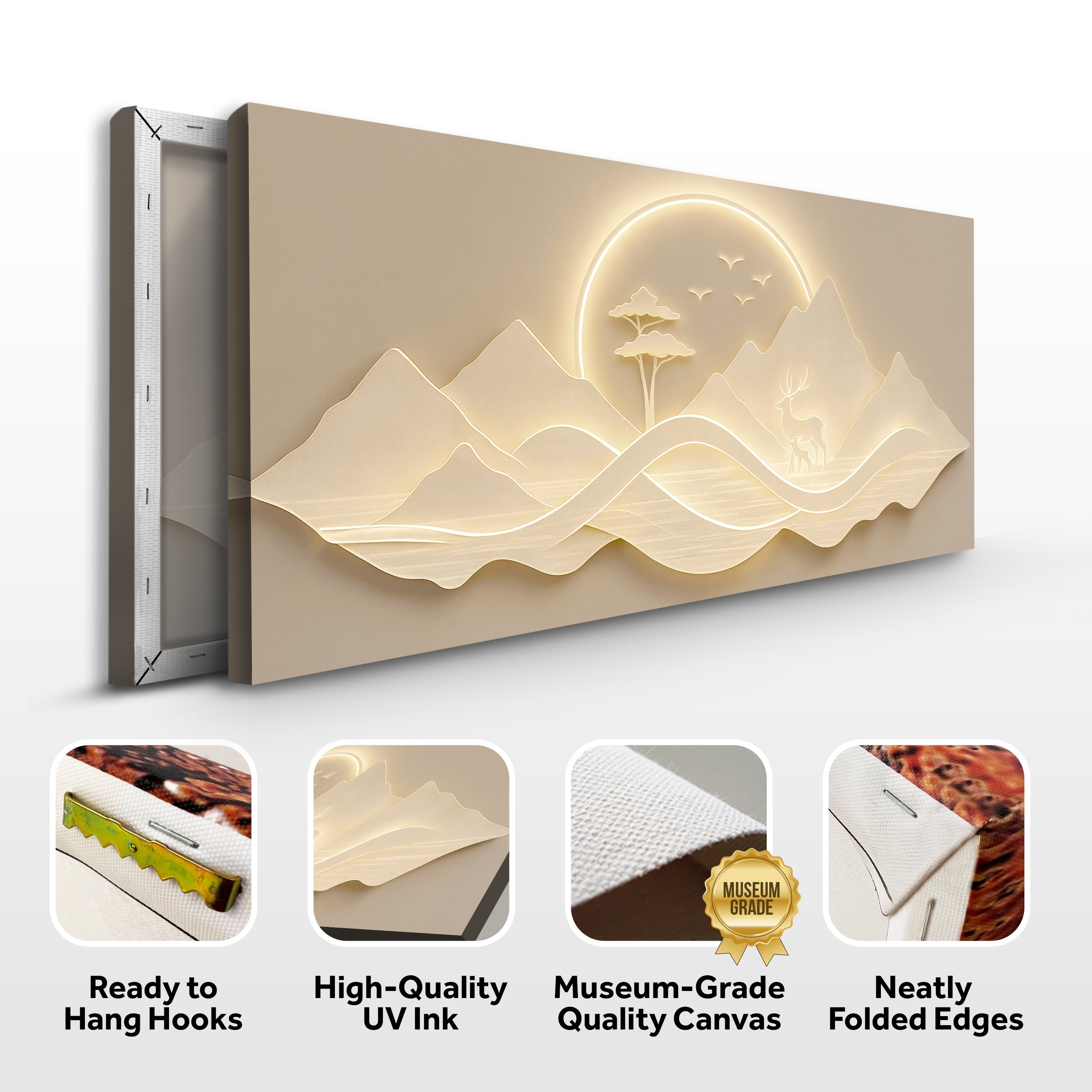 Modern Mountain Landscape Wall Art