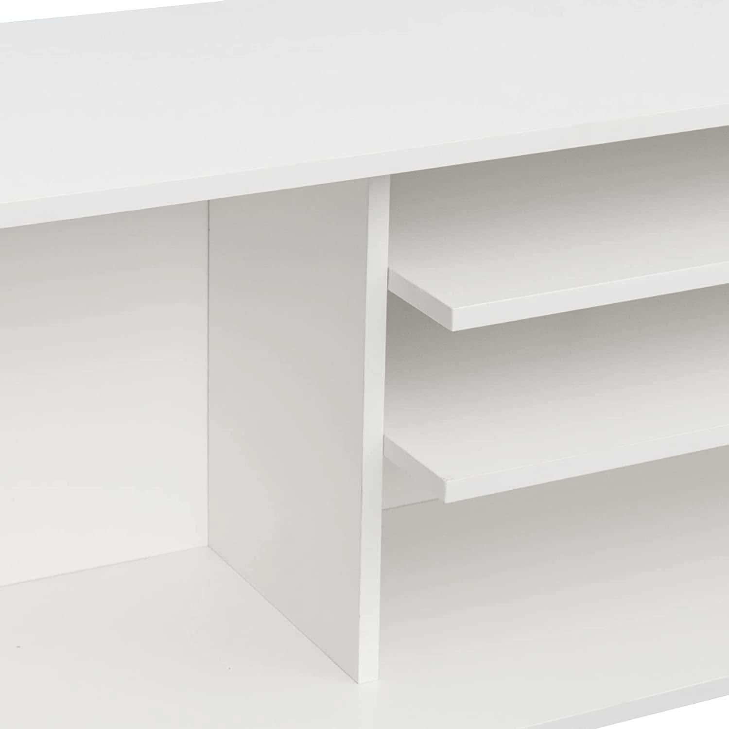 Farmhouse TV Stand for 65 Inch TVs With Storage Cabinet
