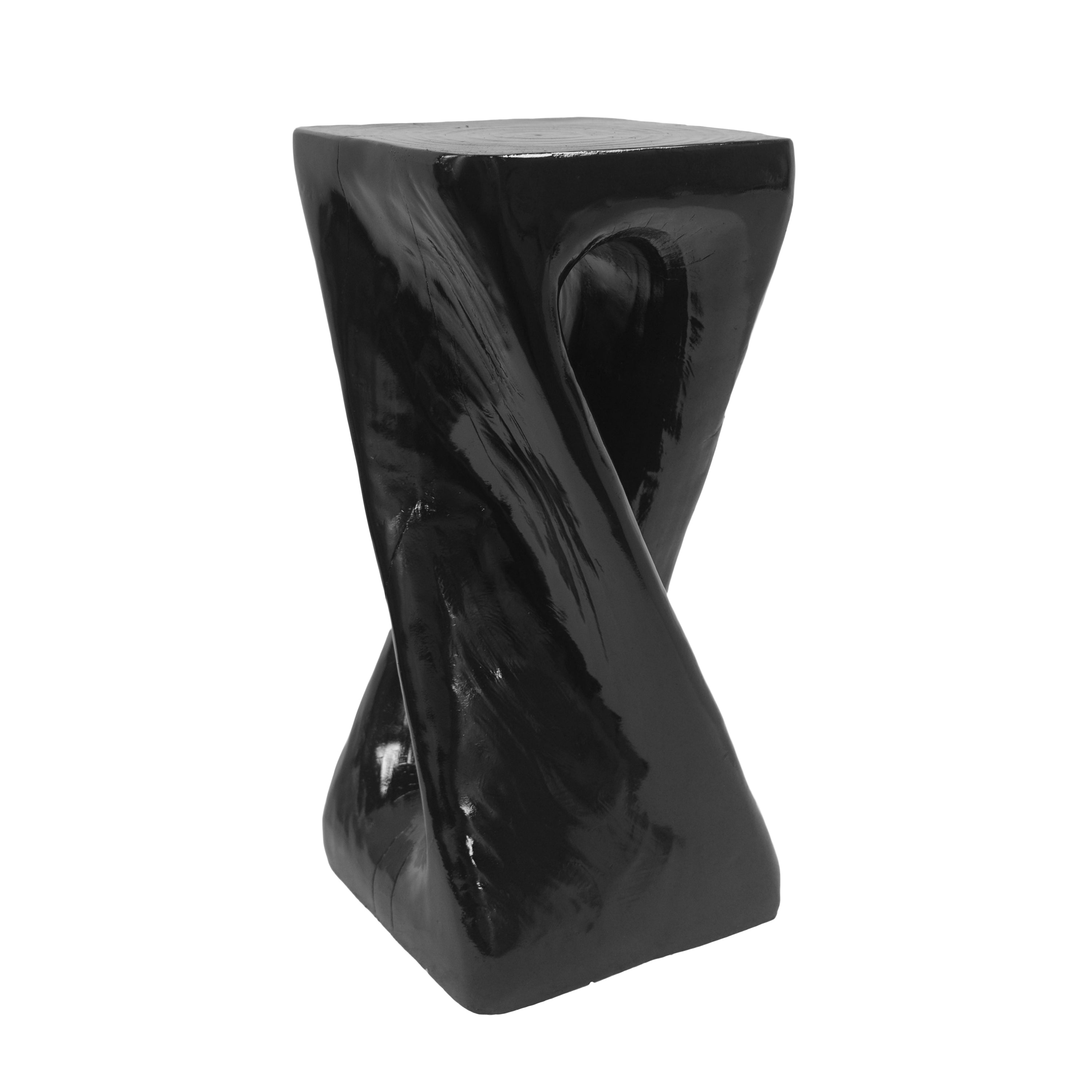 Outdoor Side Table Twist Shape End Table