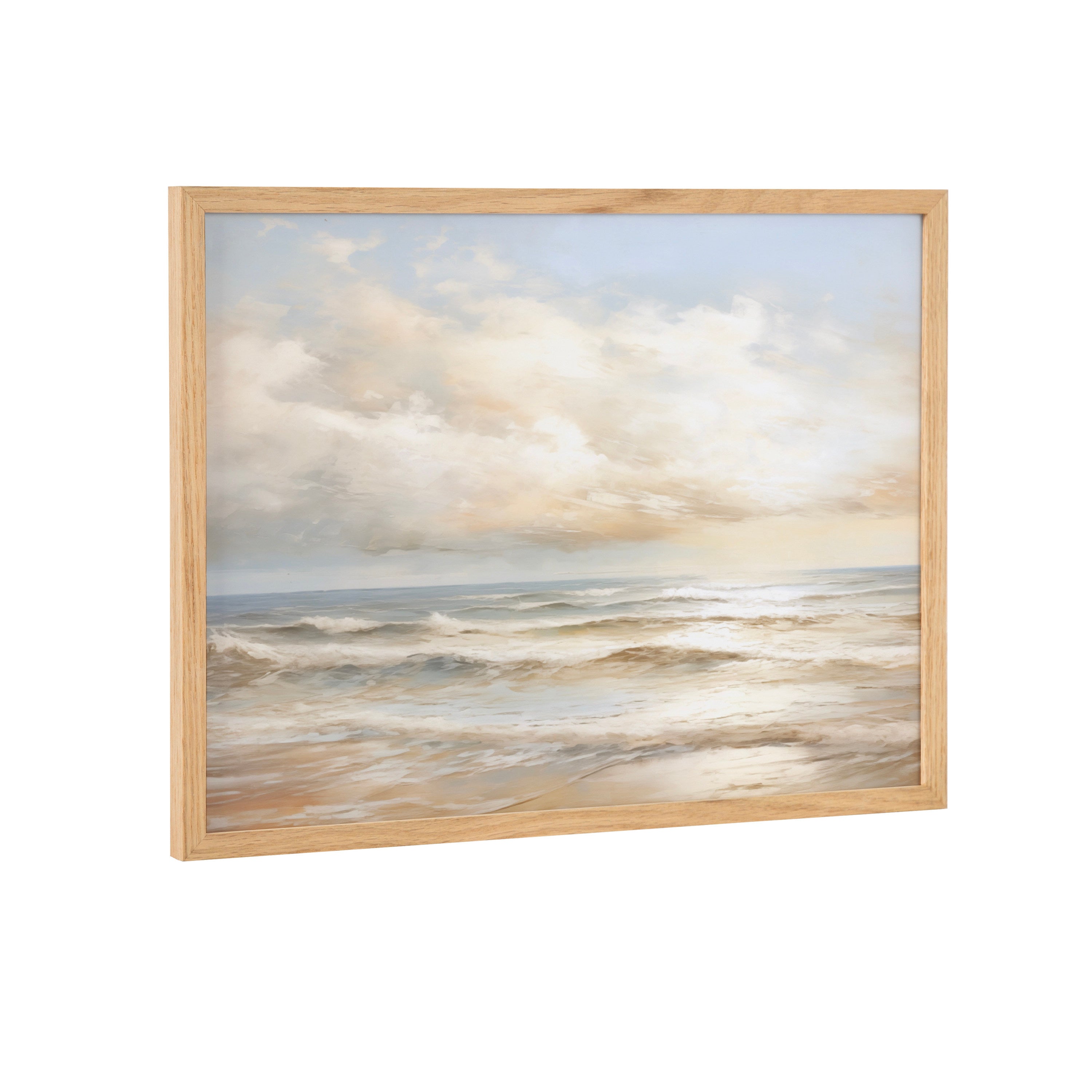 Gallery Beach Waves Sunset Cloud Landscape Print by The Creative Bunch Studio