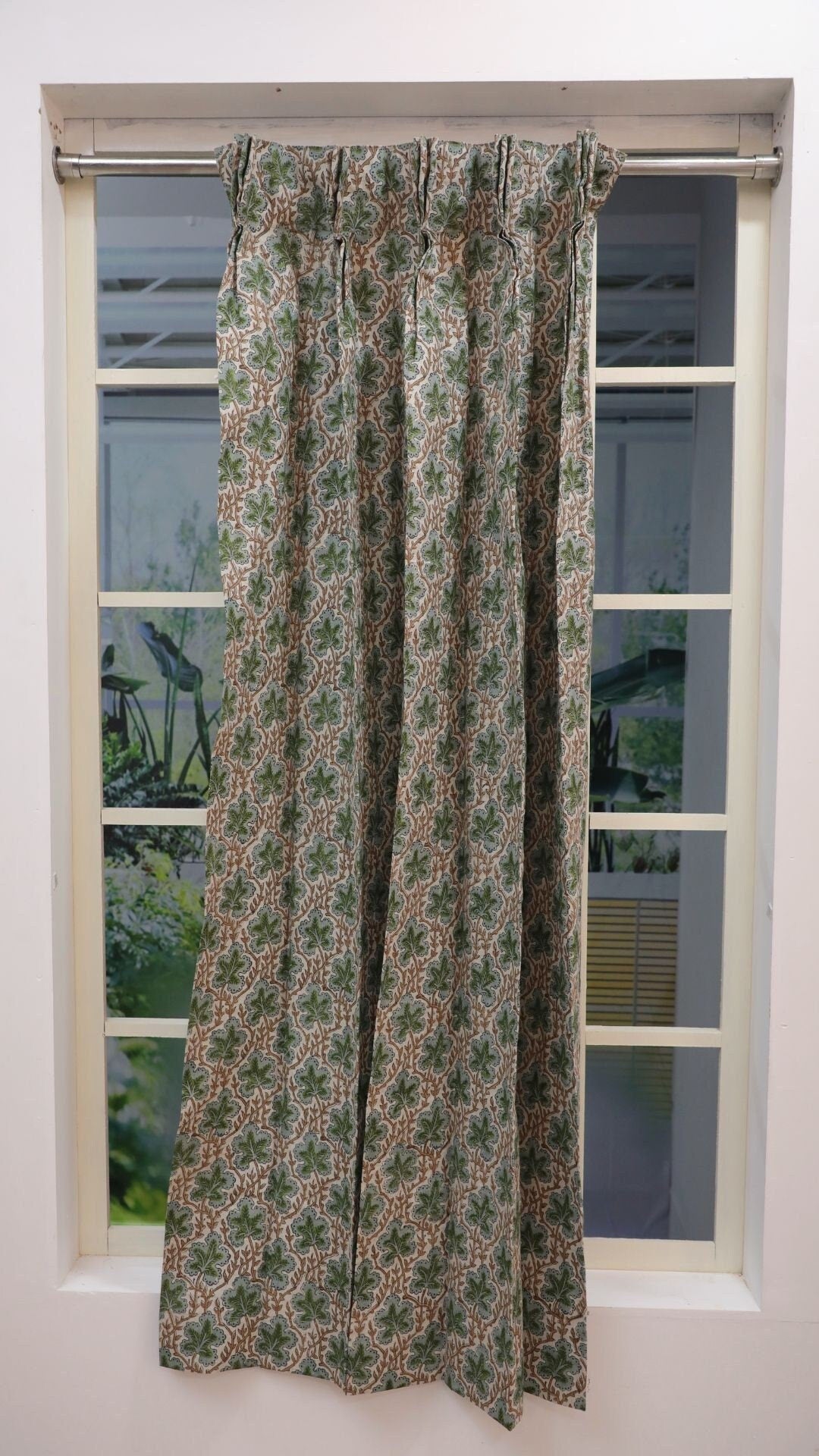 Hand Block Print Window Curtains – Pushp Samhita