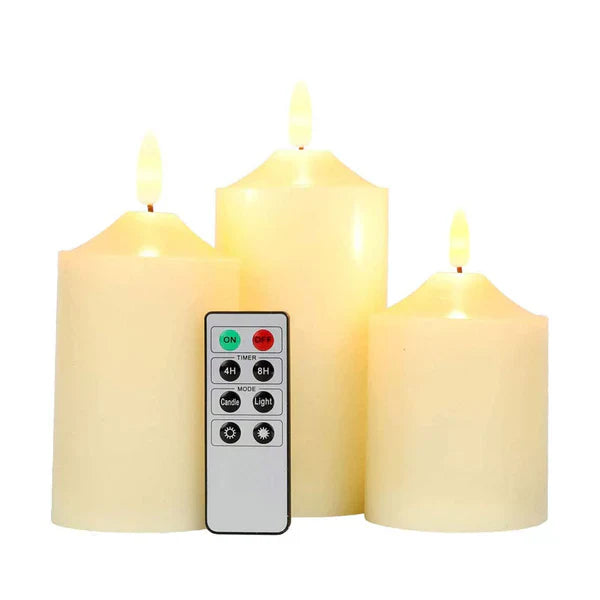 JHY 2-Piece Decorative Candle Lanterns: Farmhouse Meets Modern Style-4