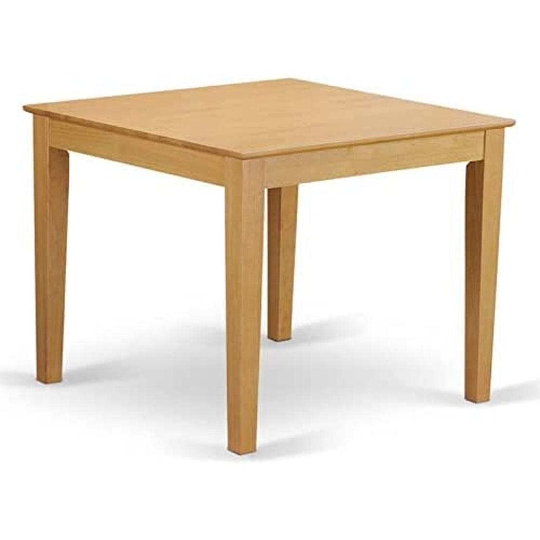 Modern Oak Square Dining Table 36 X 30 Inches For Kitchen