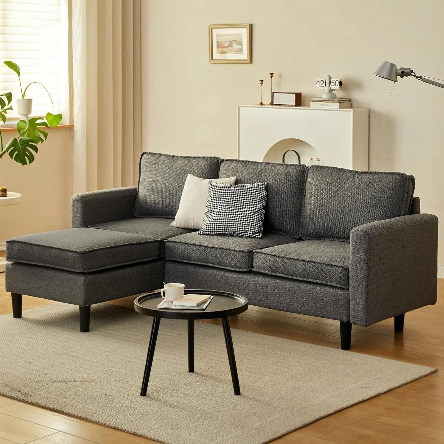 Gareth 3 Seater Corner Modular Sofa Couch