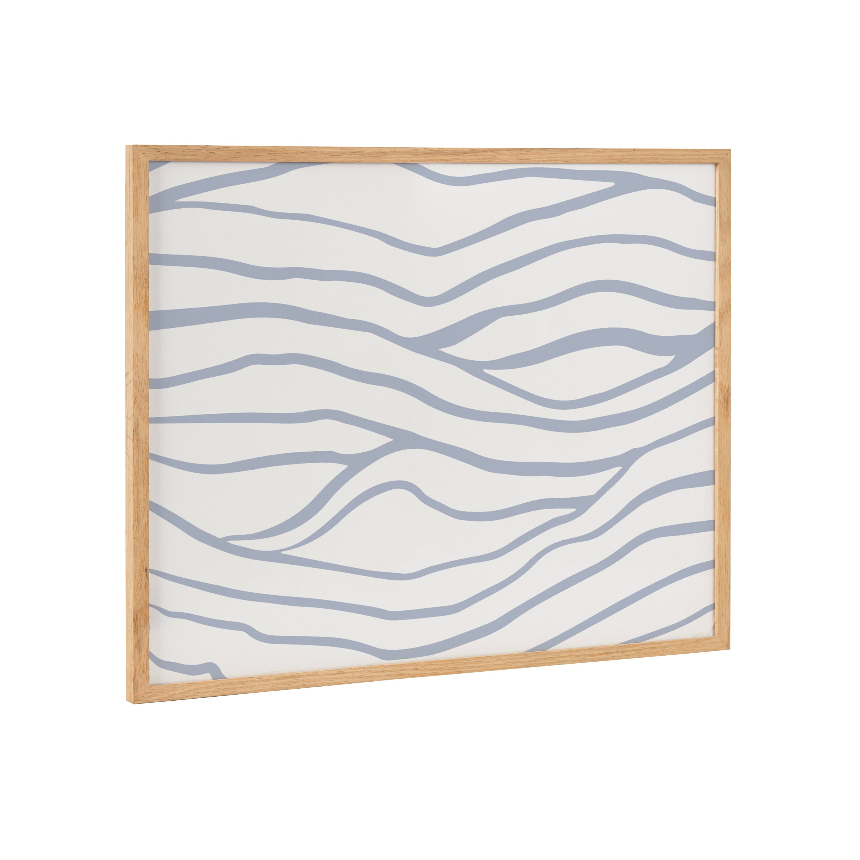 Gallery Simple Elegant Coastal Waves Print by The Creative Bunch Studio