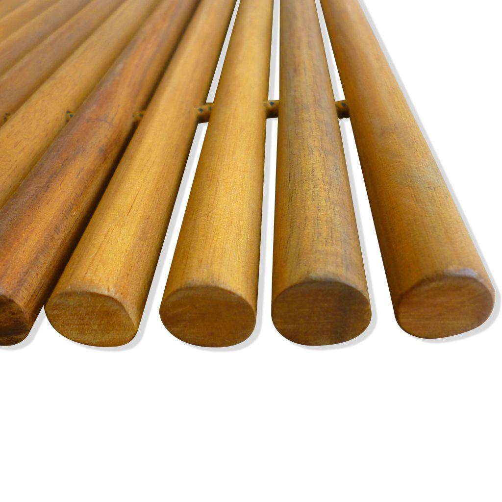 vidaXL Bath Mat Acacia Wood 31.5"x19.7" - PRHOMZ