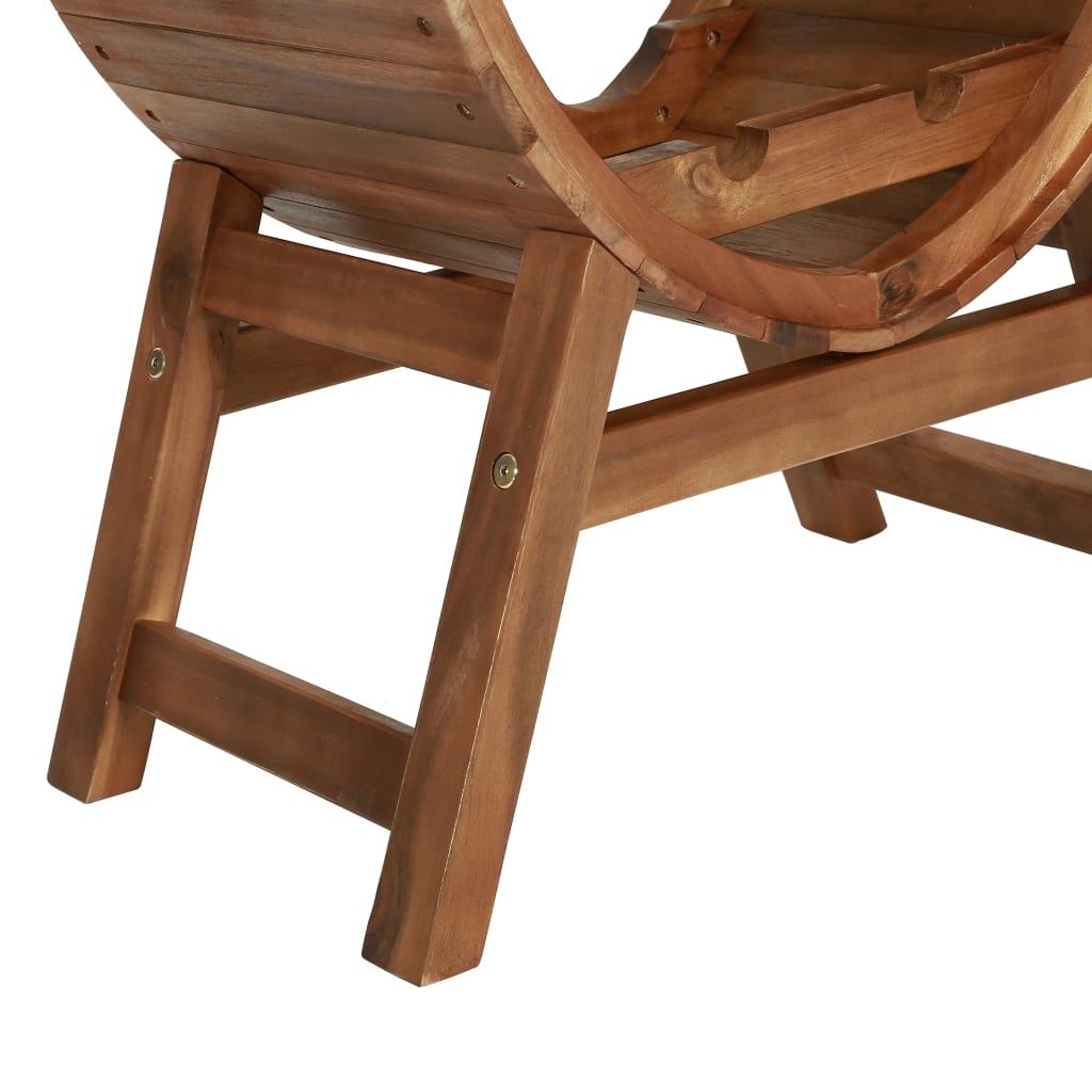 vidaXL Wine Rack 13 Bottles Solid Acacia Wood - PRHOMZ