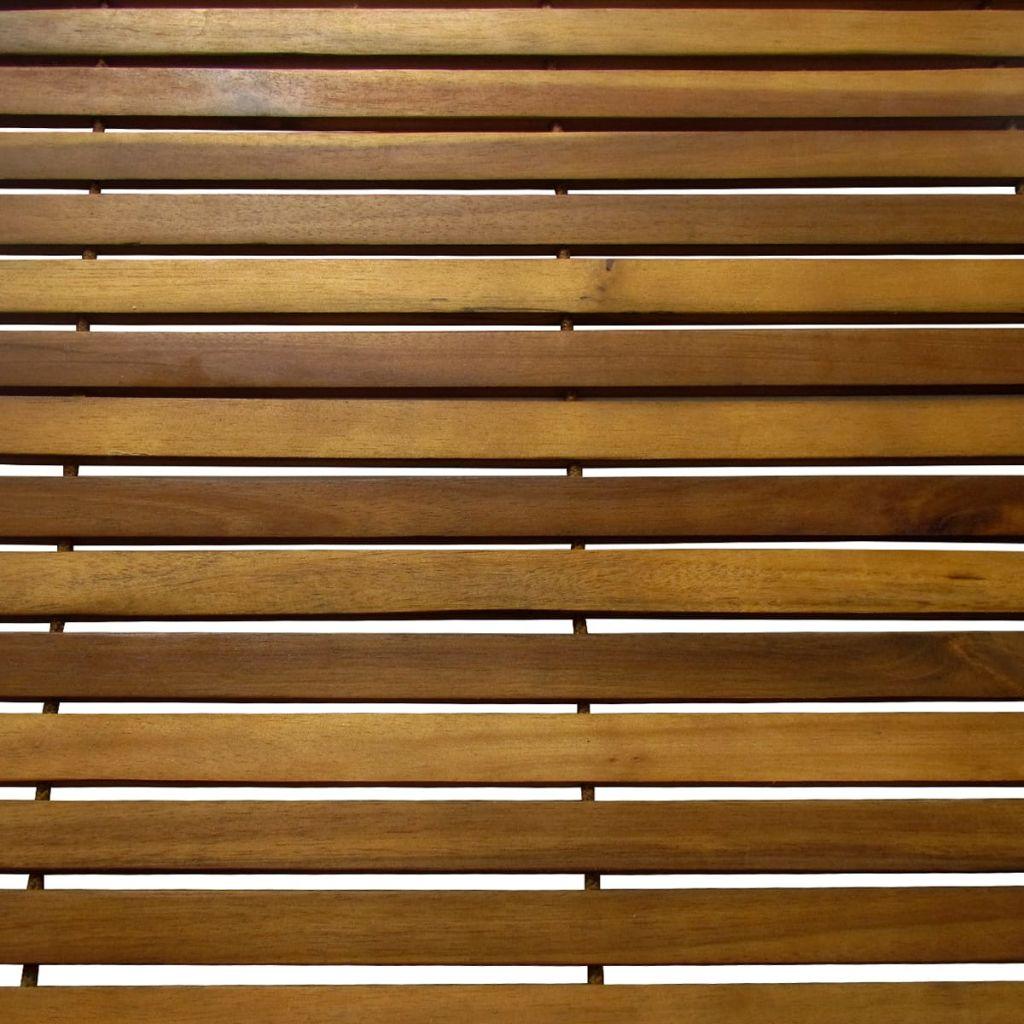 vidaXL Bathmat with Rubber Backing Bath Runner Bathroom Mat Acacia Hardwood - PRHOMZ