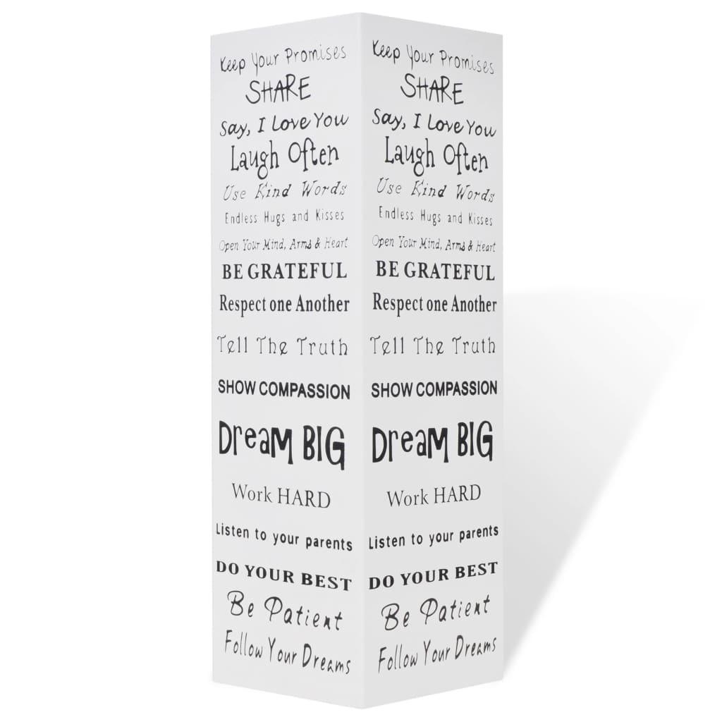 vidaXL White Square Umbrella Stand Storage Holder Walking Stick Steel 19.1" - PRHOMZ