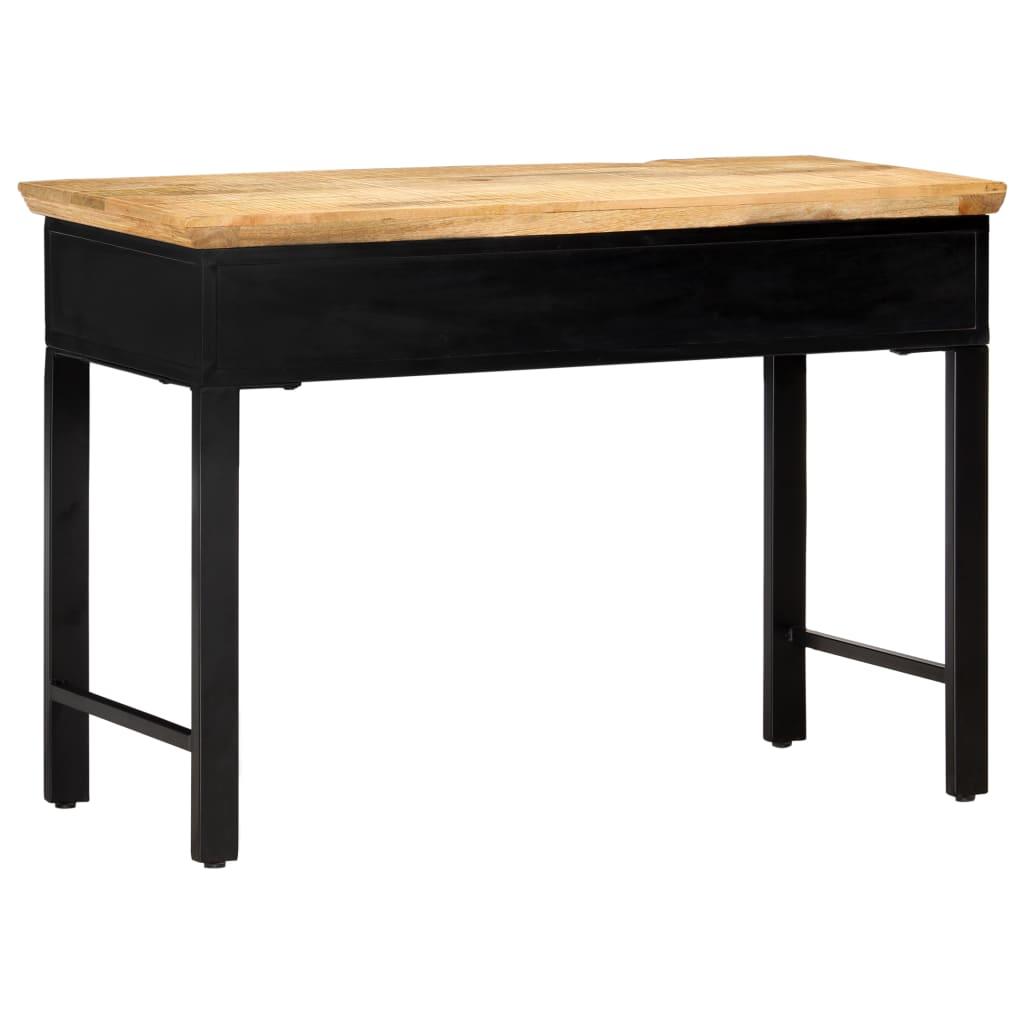 vidaXL Writing Table 43.3"x19.6"x29.9" Solid Mango Wood - PRHOMZ