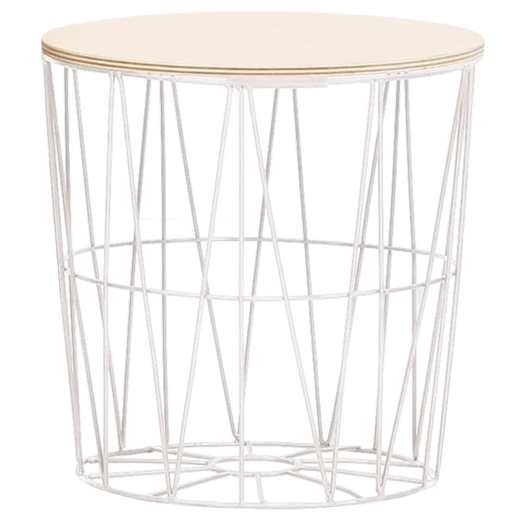 vidaXL 4-Piece Round Coffee Table Set – Living Room Furniture - PRHOMZ