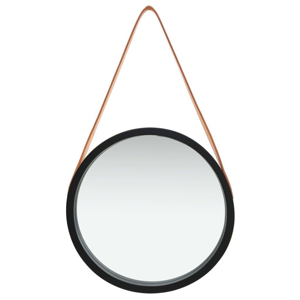 vidaXL Wall Mirror Vanity Retro Hanging Round Mirror for Bedroom Living Room - PRHOMZ