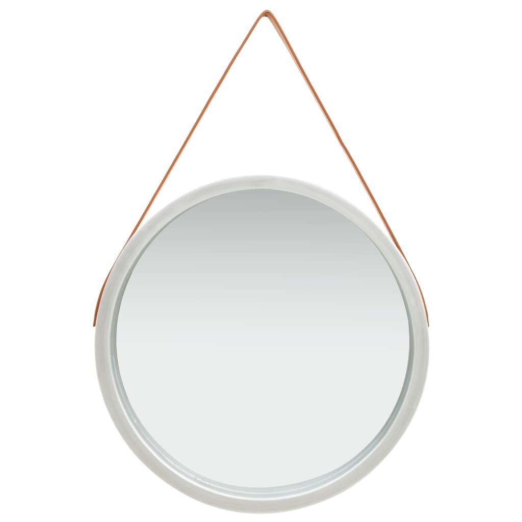 vidaXL Wall Mirror Vanity Retro Hanging Round Mirror for Bedroom Living Room - PRHOMZ