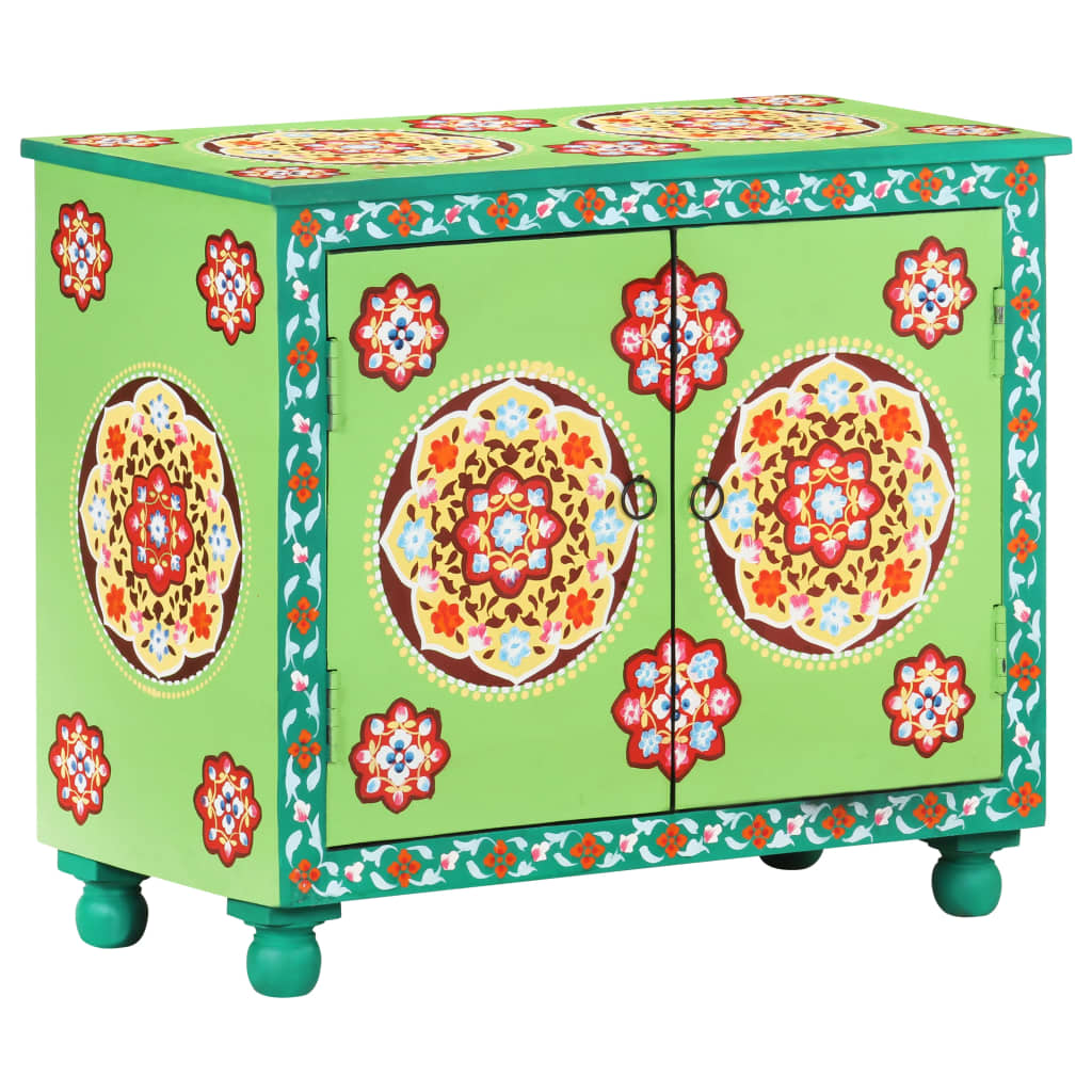 vidaXL Cabinet Storage Chest for Home Dining Room Hallway Solid Wood Mango-1