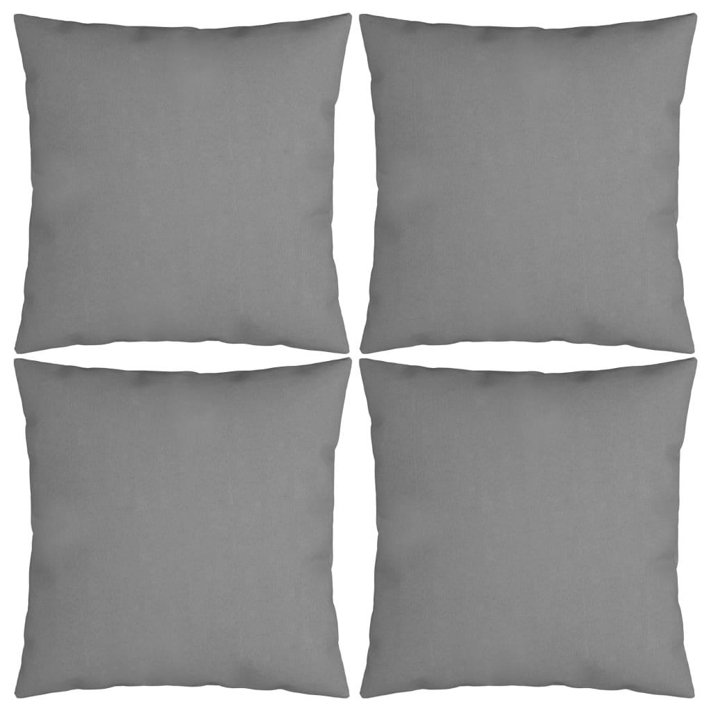 vidaXL Pillow 4 Pcs Outdoor Patio Decorative Throw Pillow Seat Cushion Fabric - PRHOMZ