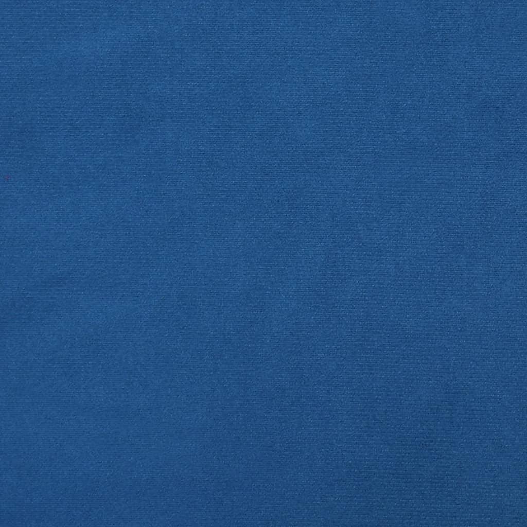 vidaXL Relaxing Chair Blue Velvet - PRHOMZ