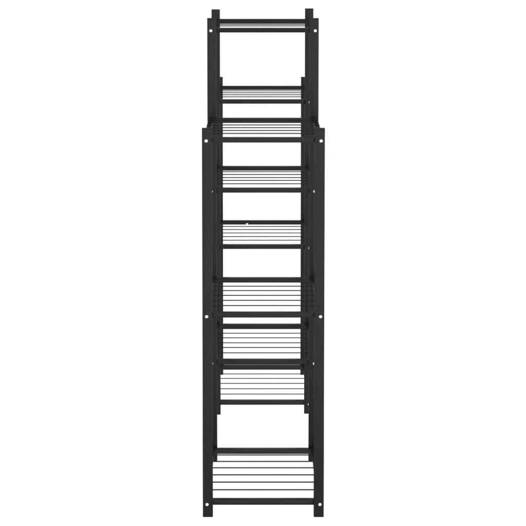 Flower Stand 32.7"x9.8"x39.4" Black Iron - PRHOMZ