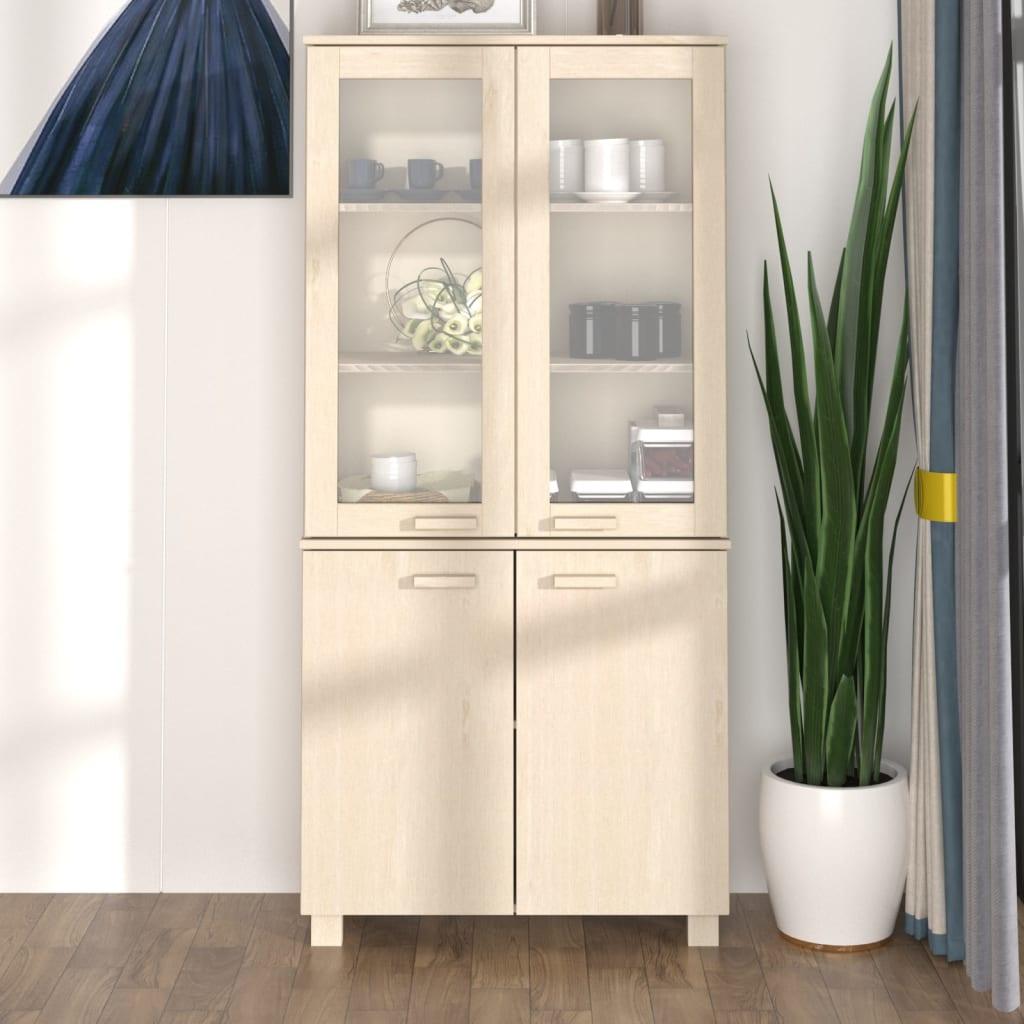 Cabinet for Living Room HAMAR Solid Wood Pine - PRHOMZ
