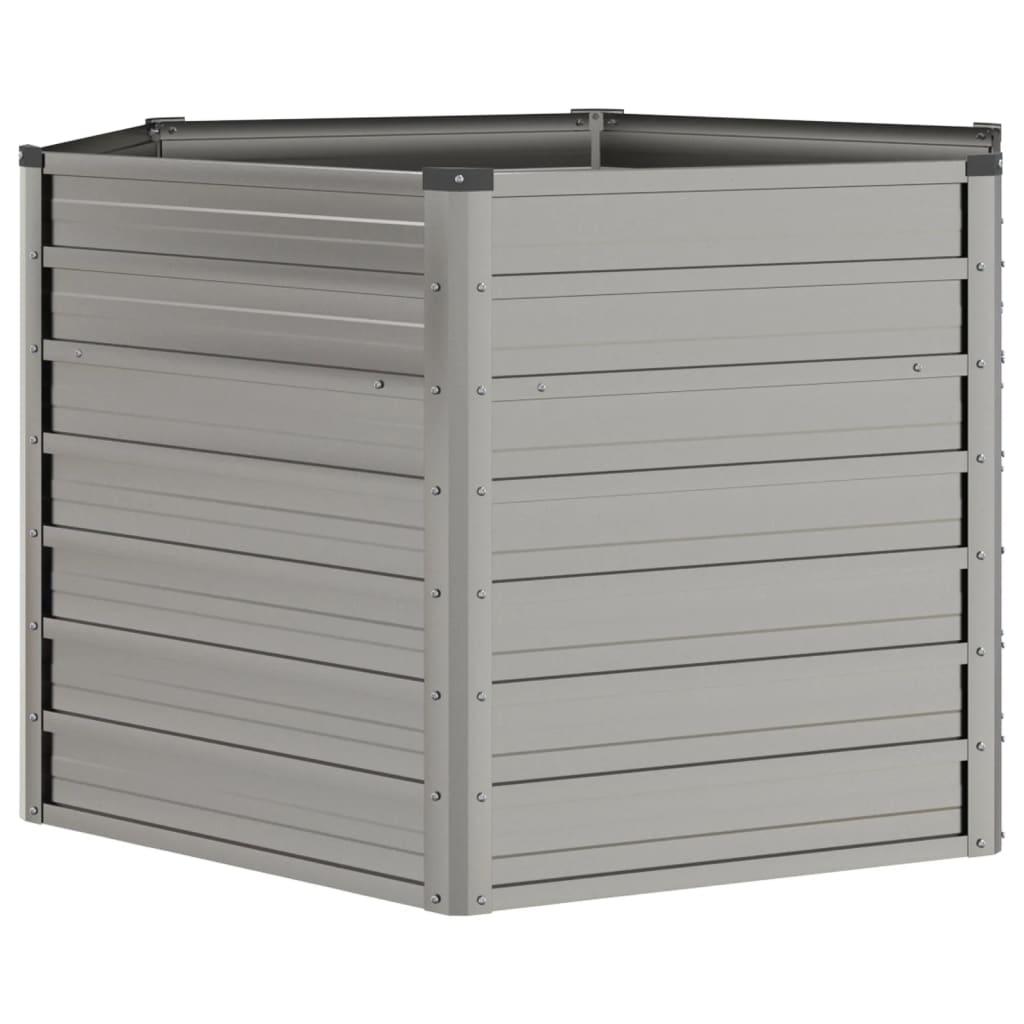 vidaXL Garden Raised Bed Rusty 50.8"x50.8"x30.3" Corten Steel - PRHOMZ