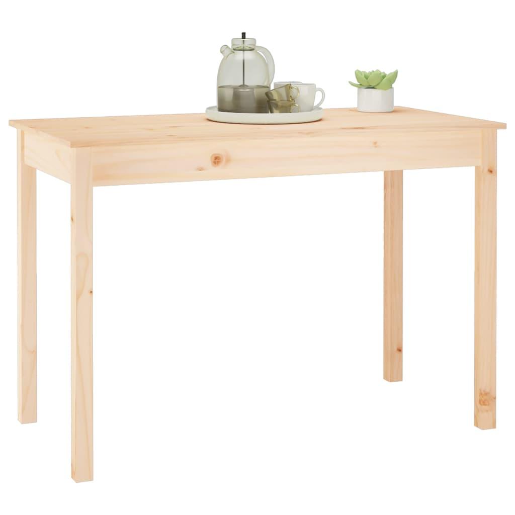 vidaXL Dining Table Kitchen Restaurant Bistro Dinner Table Solid Wood Pine - PRHOMZ