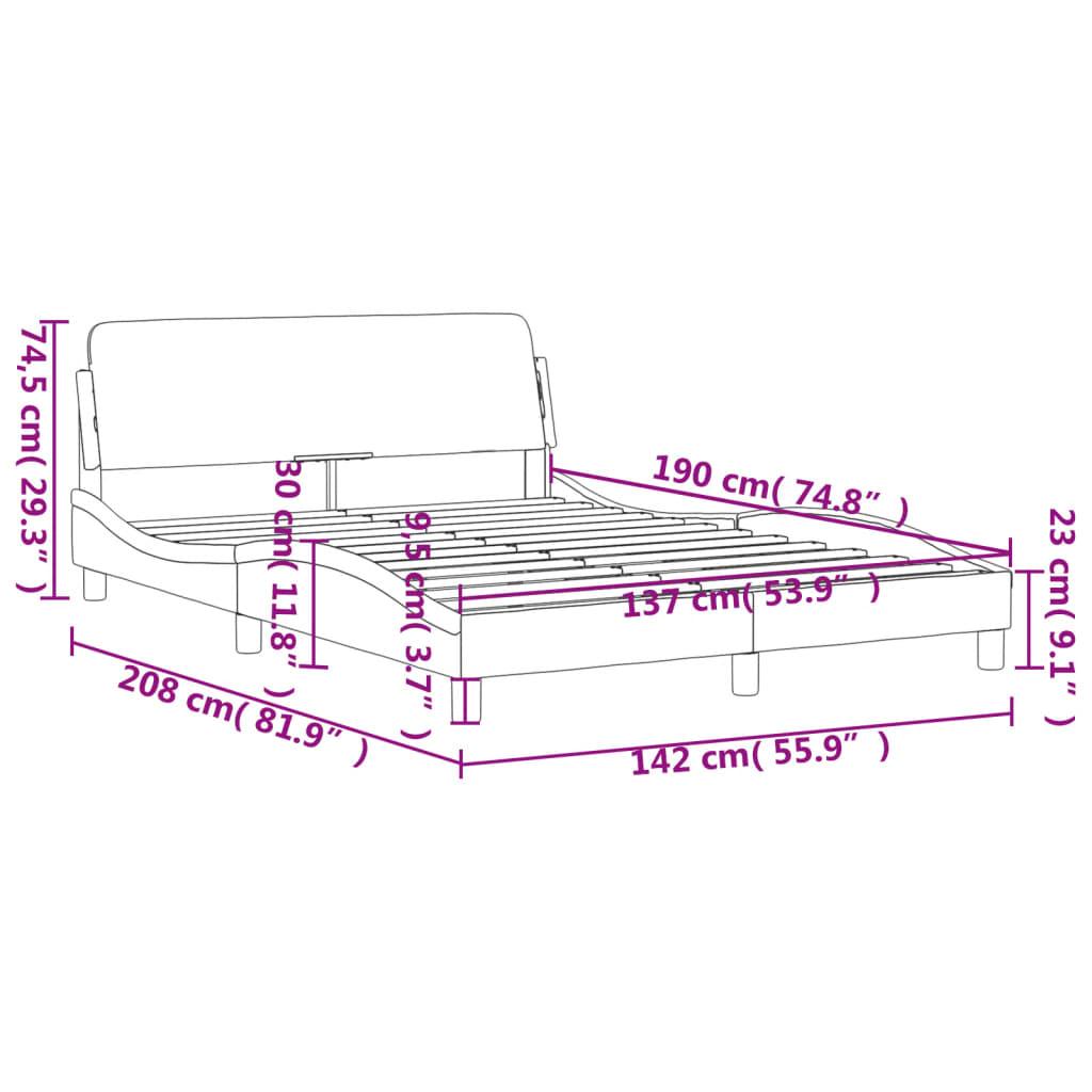 Twin XL Bed Frame with Headboard – Dark Gray Fabric 39.4"x79.9 - PRHOMZ