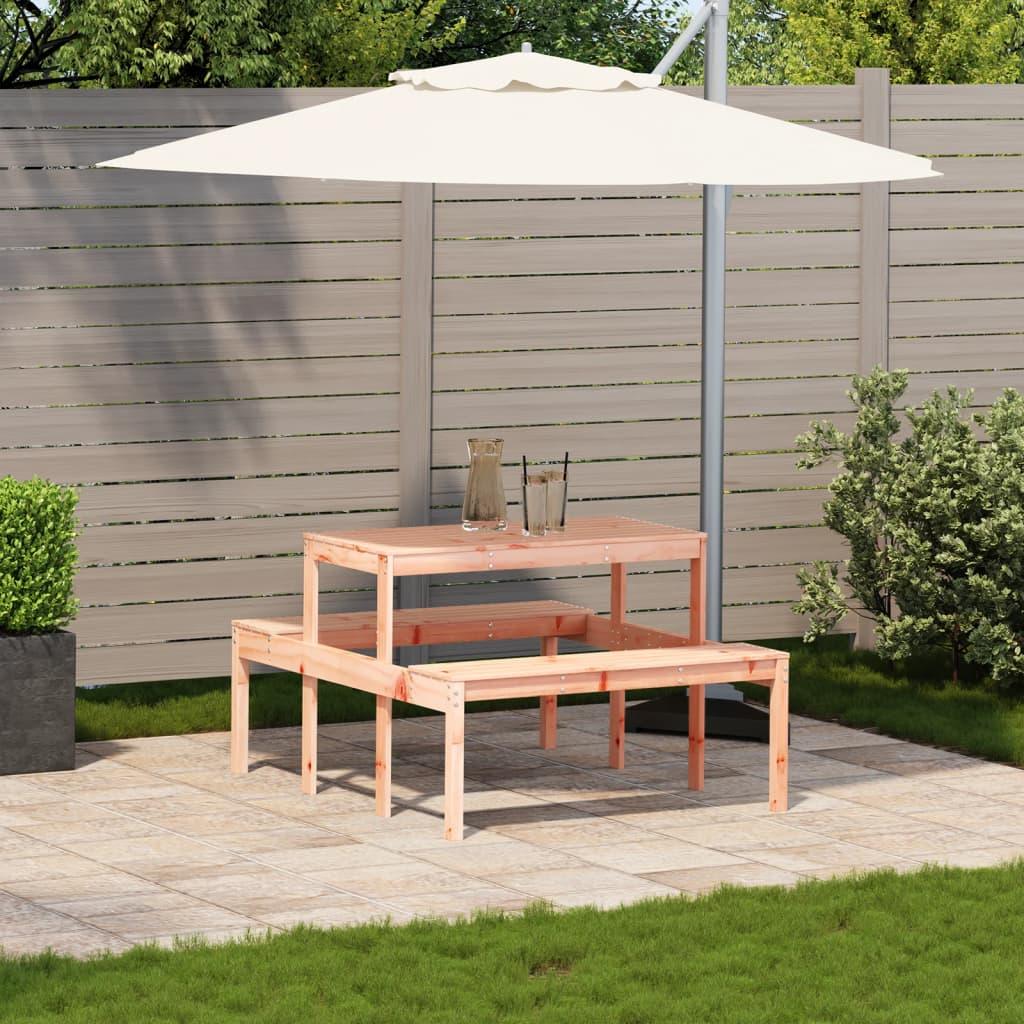 vidaXL Picnic Table Outdoor Garden Patio Balcony Furniture Solid Wood Pine - PRHOMZ
