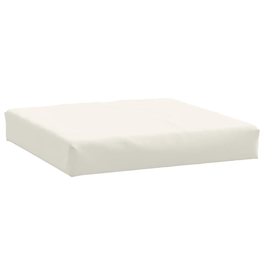 vidaXL Pallet Cushions 2 pcs Melange Cream Fabric - PRHOMZ